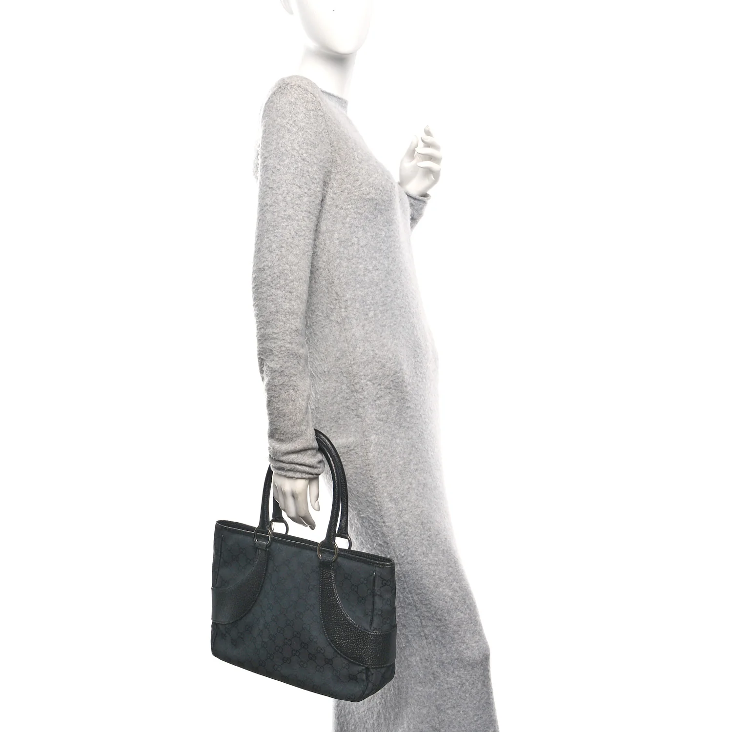 Monogram Shoulder Bag Black - Image 2