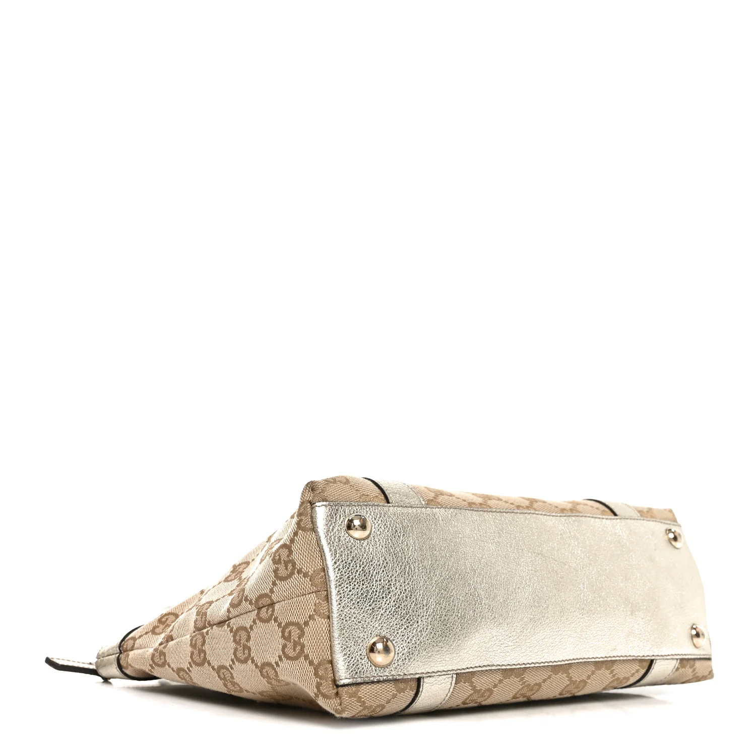 Monogram Small Abbey Tote  Gold - Image 4