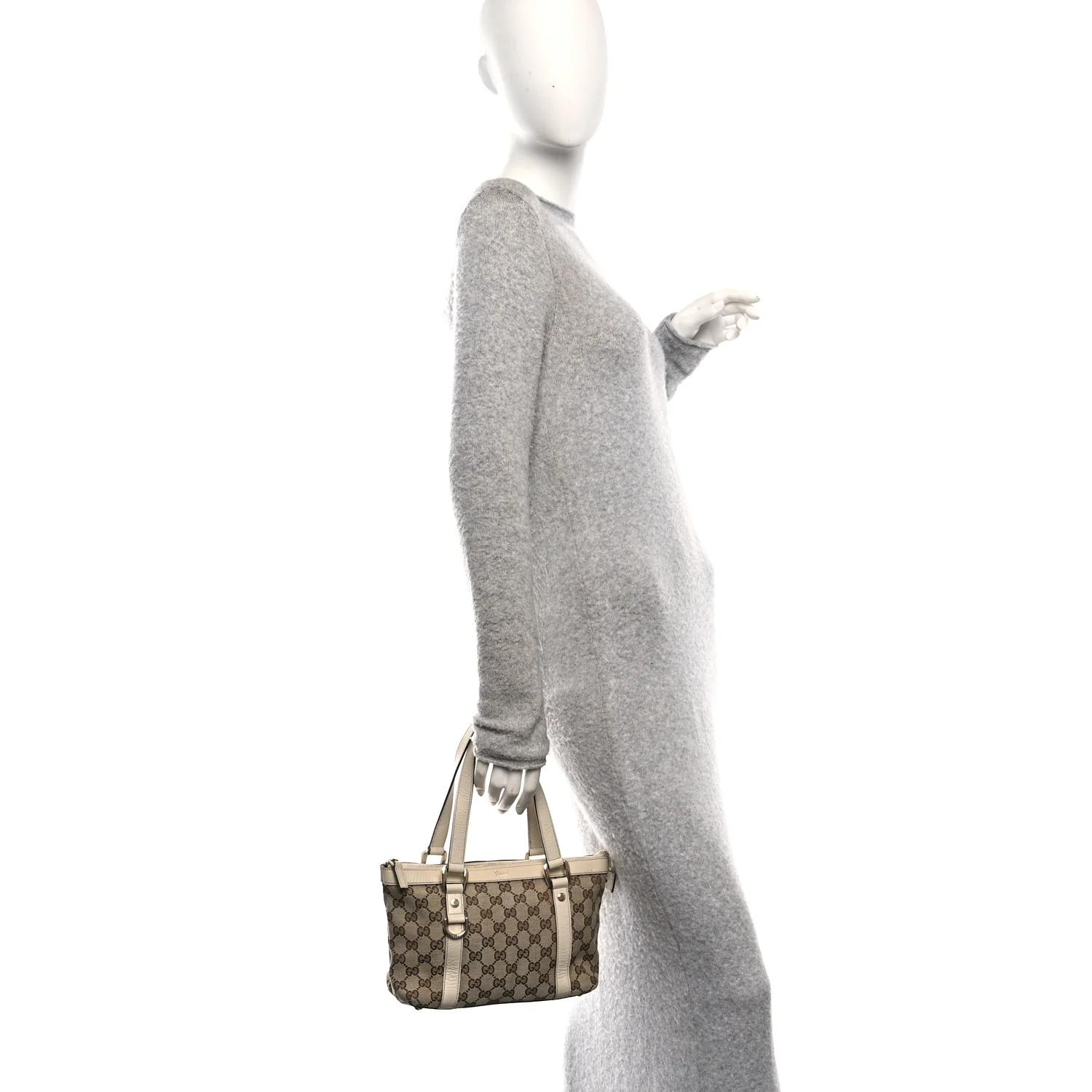 Monogram Small Abbey Tote Off White - Image 2