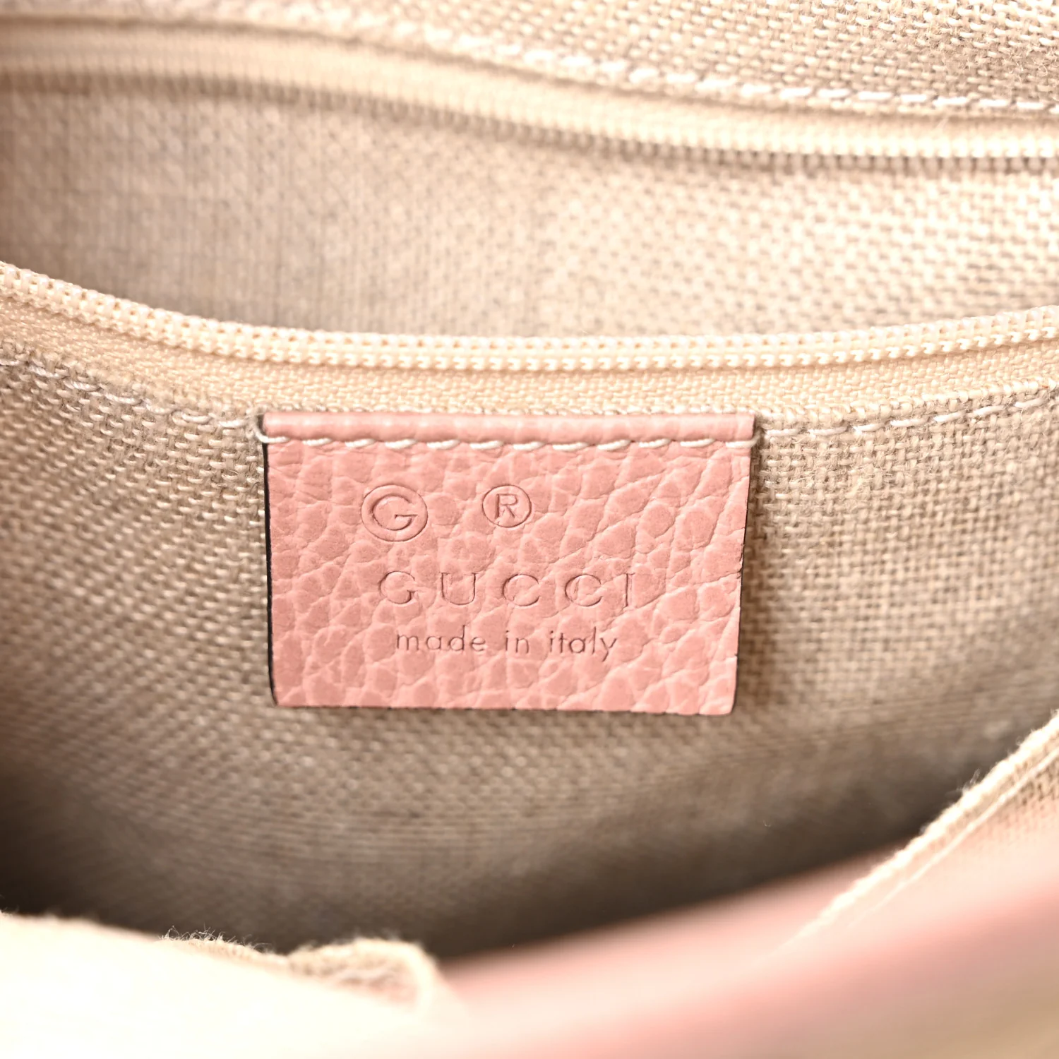 Monogram Small Bree Tote Beige Soft Pink - Image 6