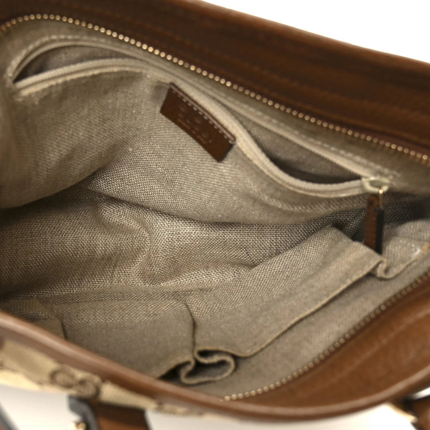 Monogram Small Bree Tote Beige Tabacco - Image 5