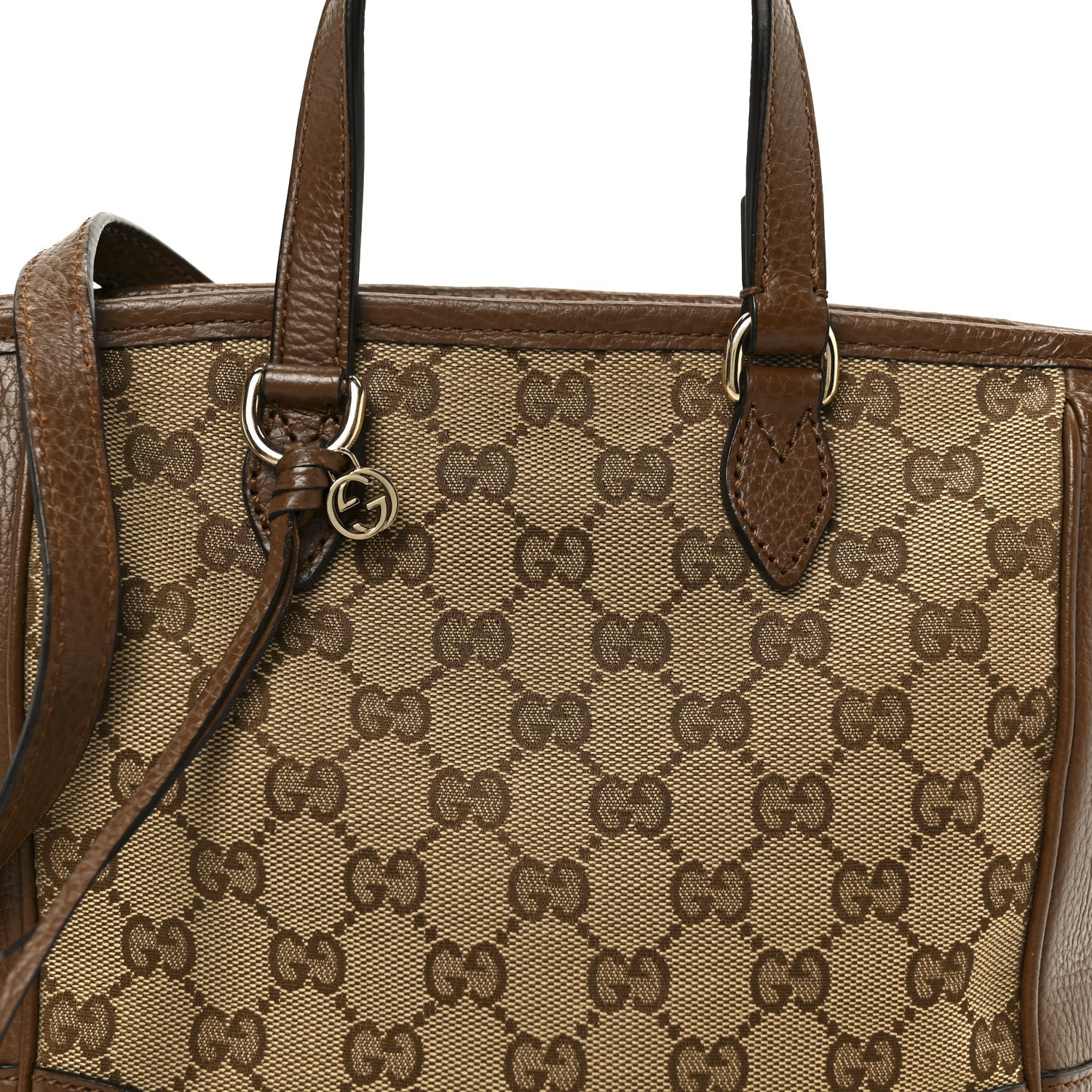 Monogram Small Bree Tote Beige Tabacco - Image 9