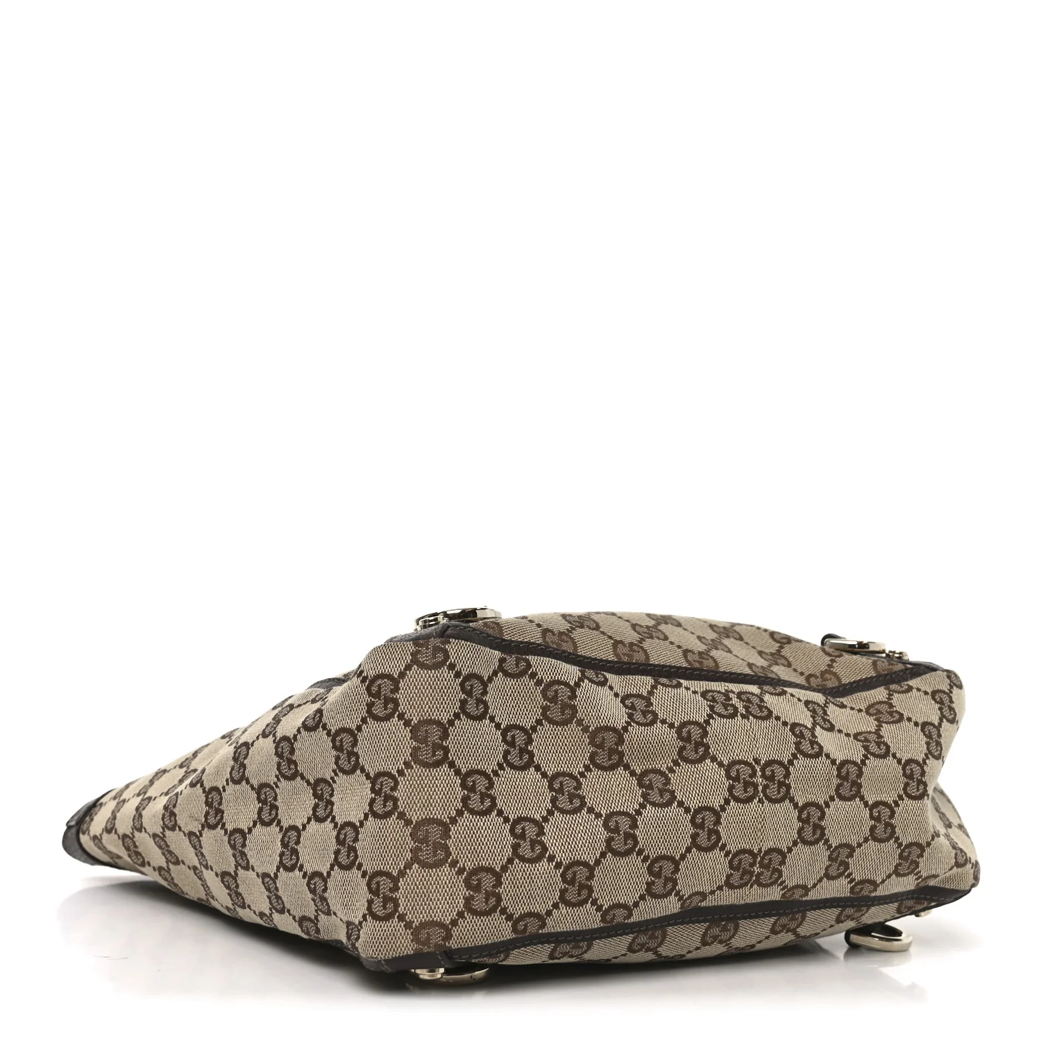 Monogram Small Gold D Ring Tote Brown - Image 4
