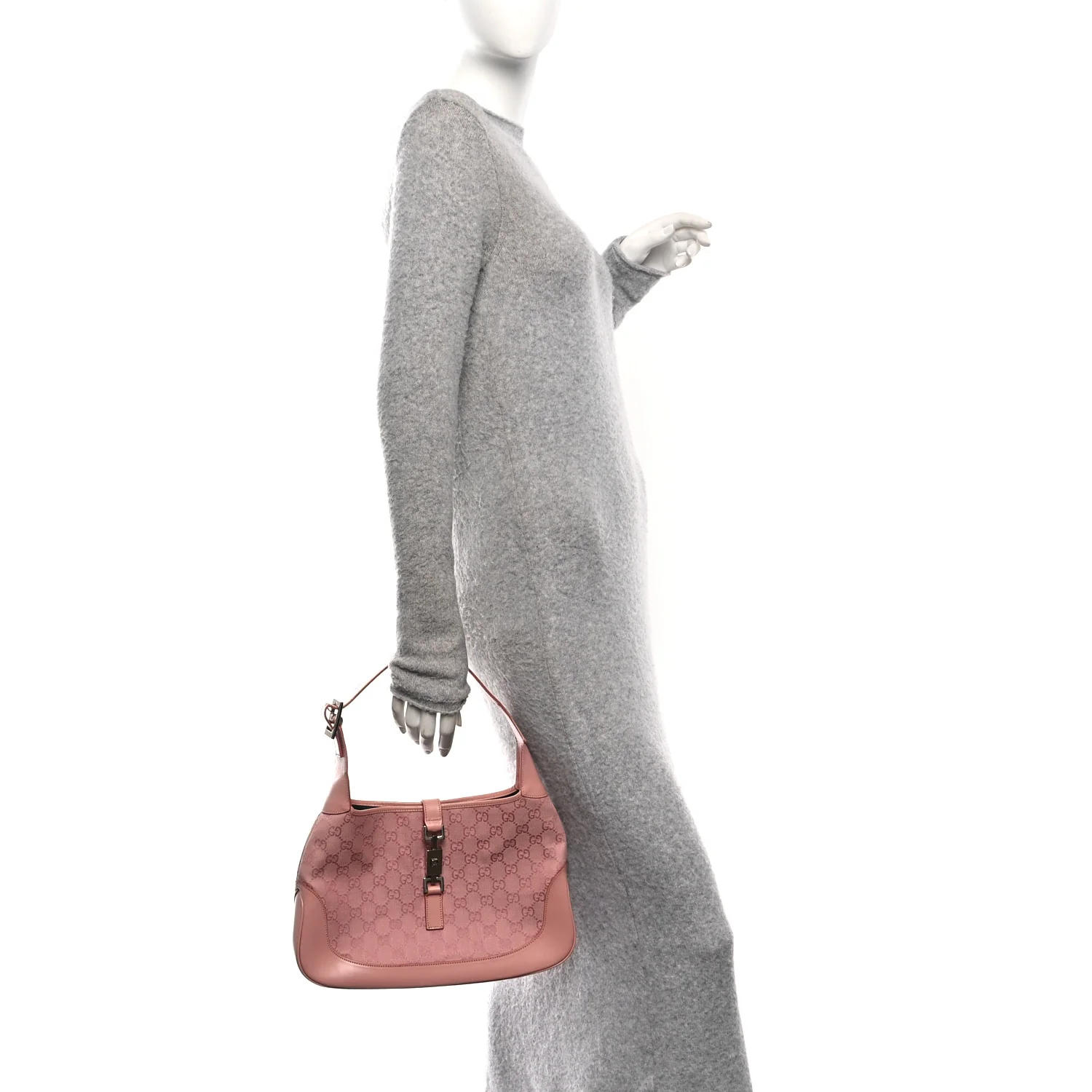 Monogram Small Jackie O Hobo Pink - Image 2