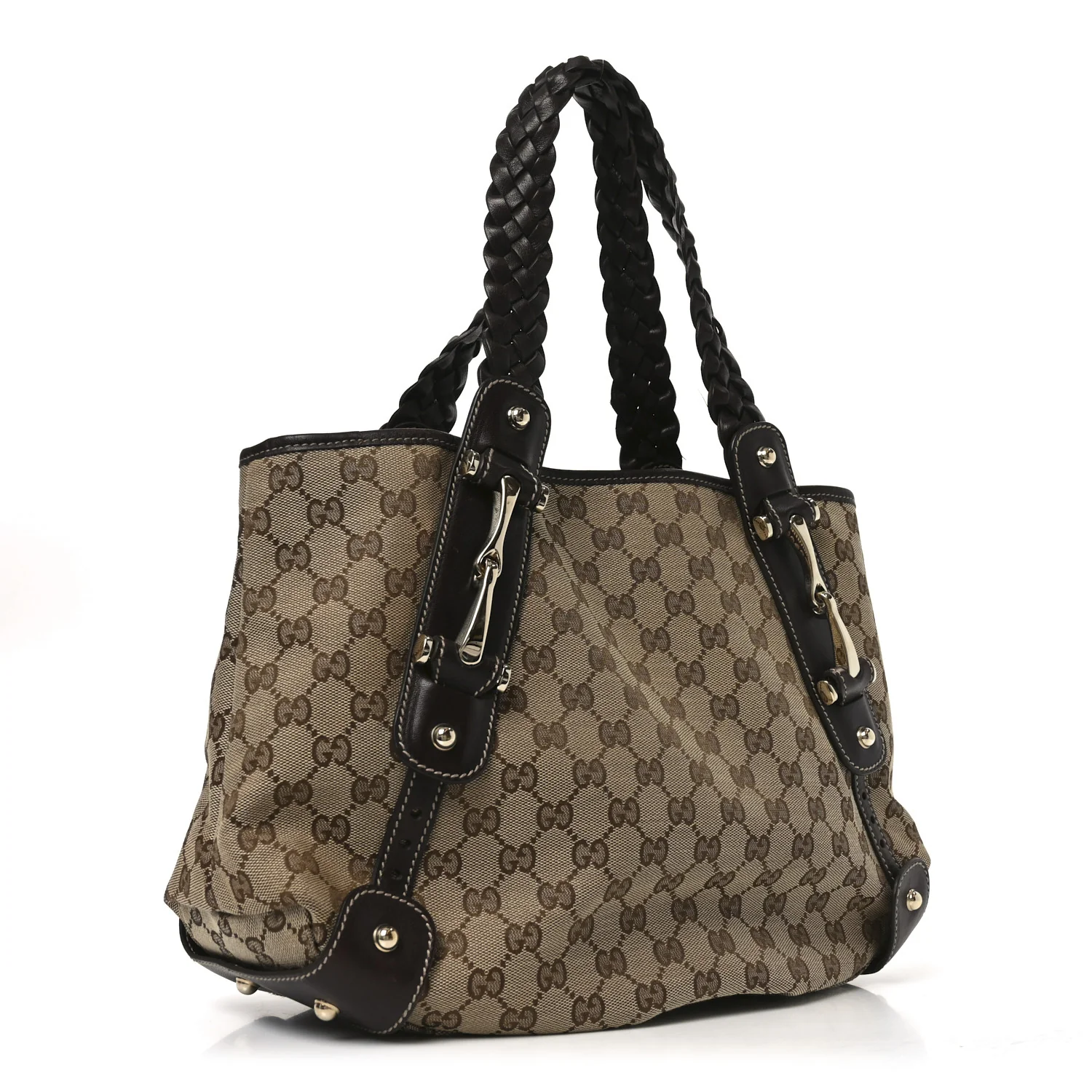 Monogram Small Pelham Shoulder Bag Dark Brown - Image 3