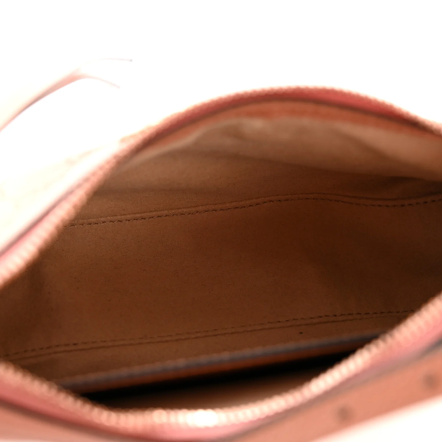 Monogram Textured Dollar Calfskin Small Ophidia Hobo Cloche Rose Pink - Image 5
