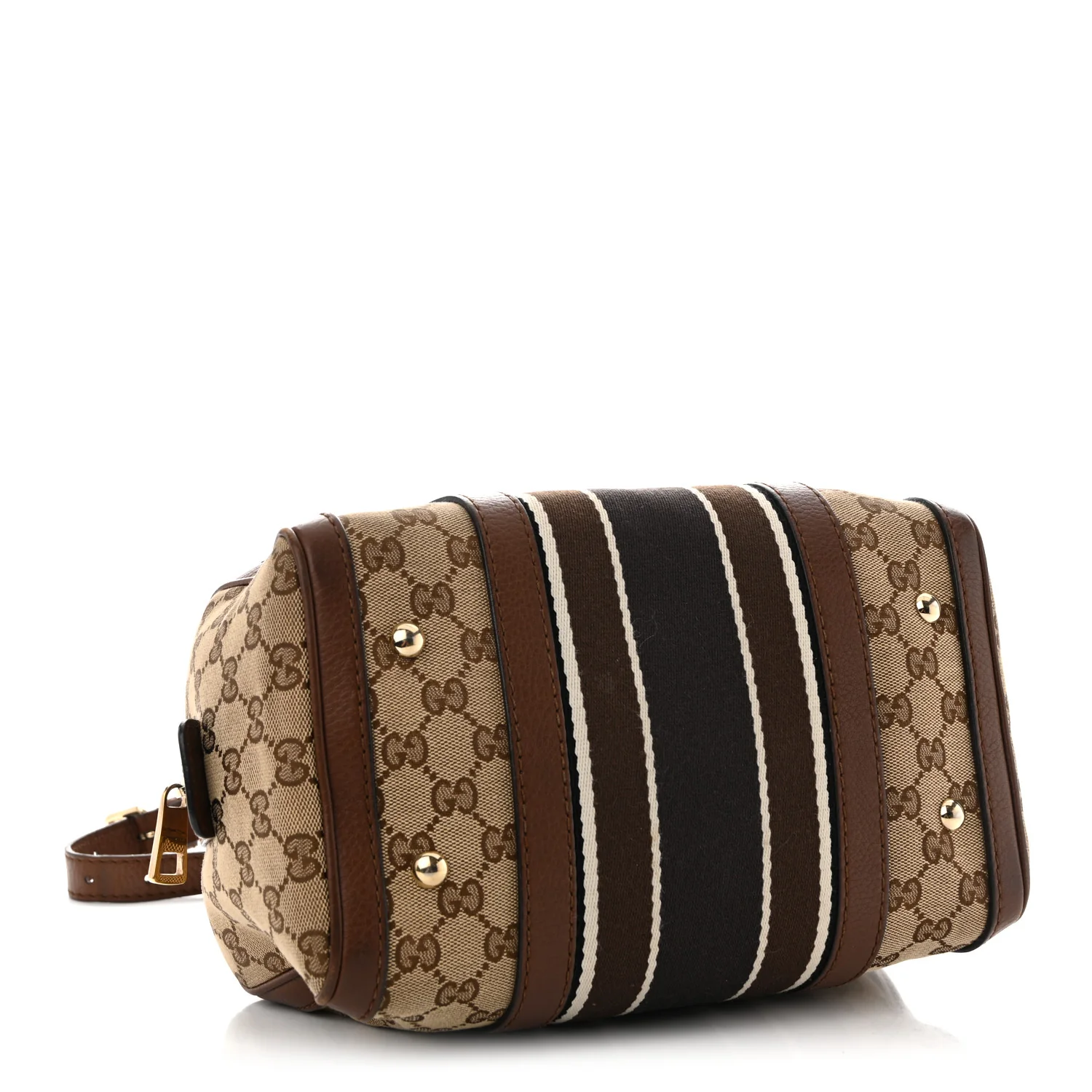 Monogram Vintage Web Small Boston Brown - Image 4