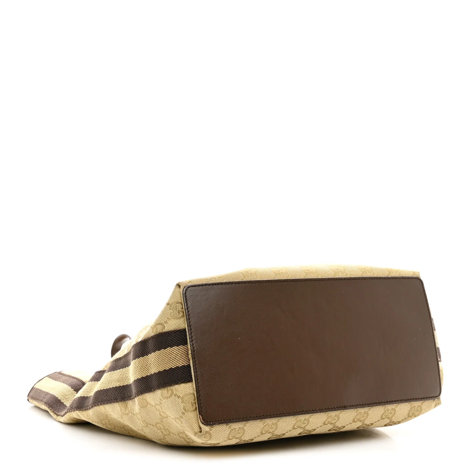 Monogram Web Large Bucket Tote Brown - Image 4