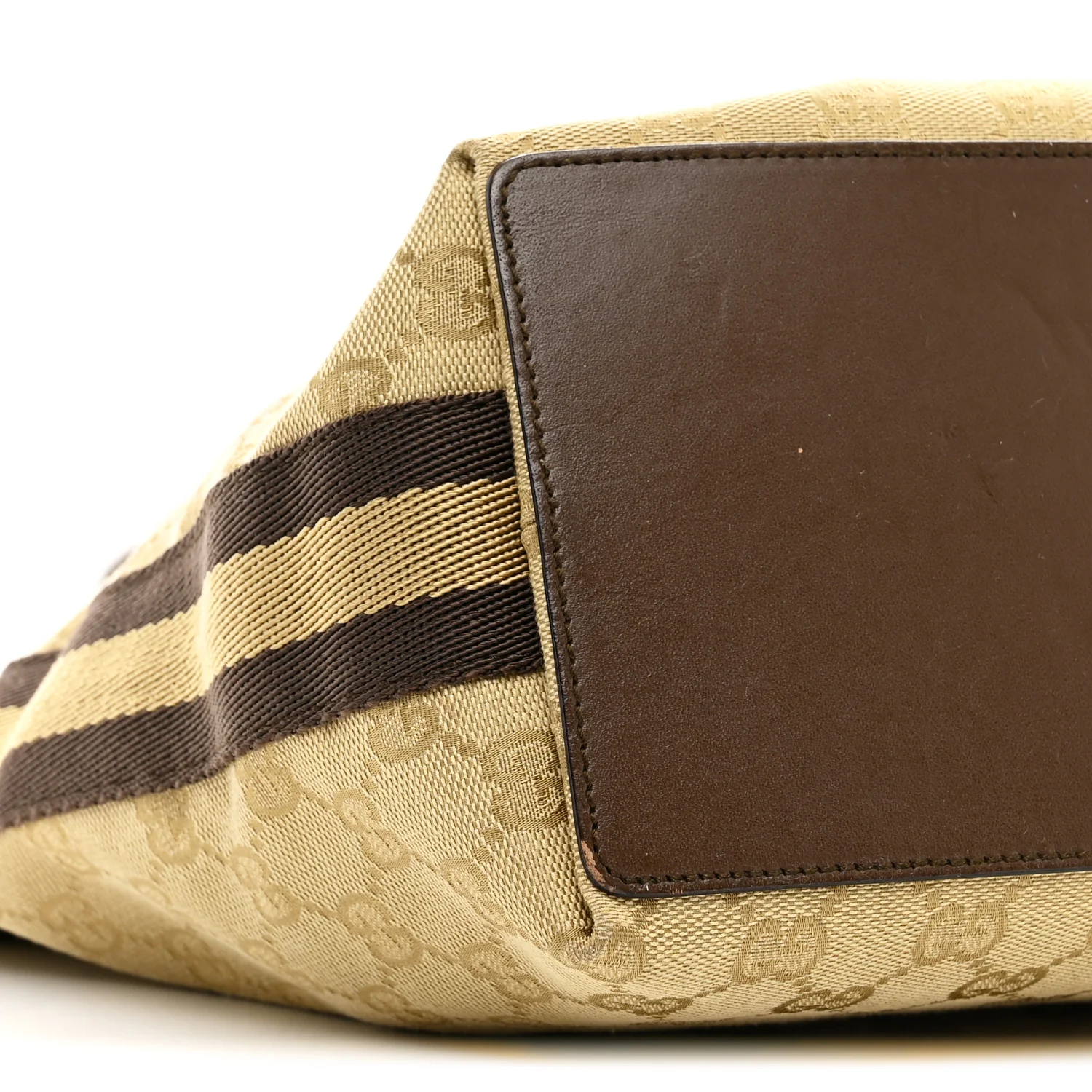 Monogram Web Large Bucket Tote Brown - Image 9
