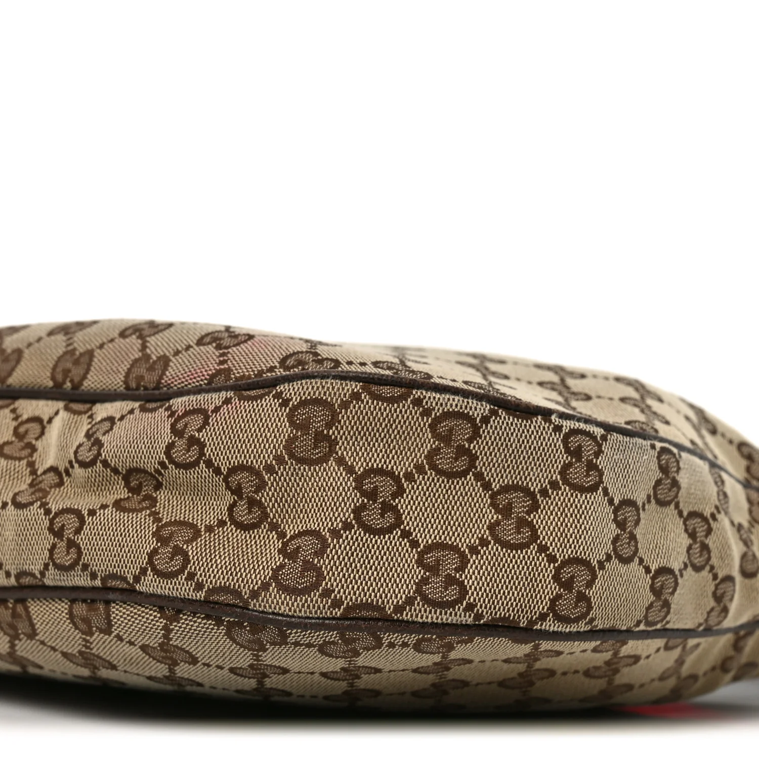 Monogram Web Medium Half Moon Hobo Dark Brown - Image 10