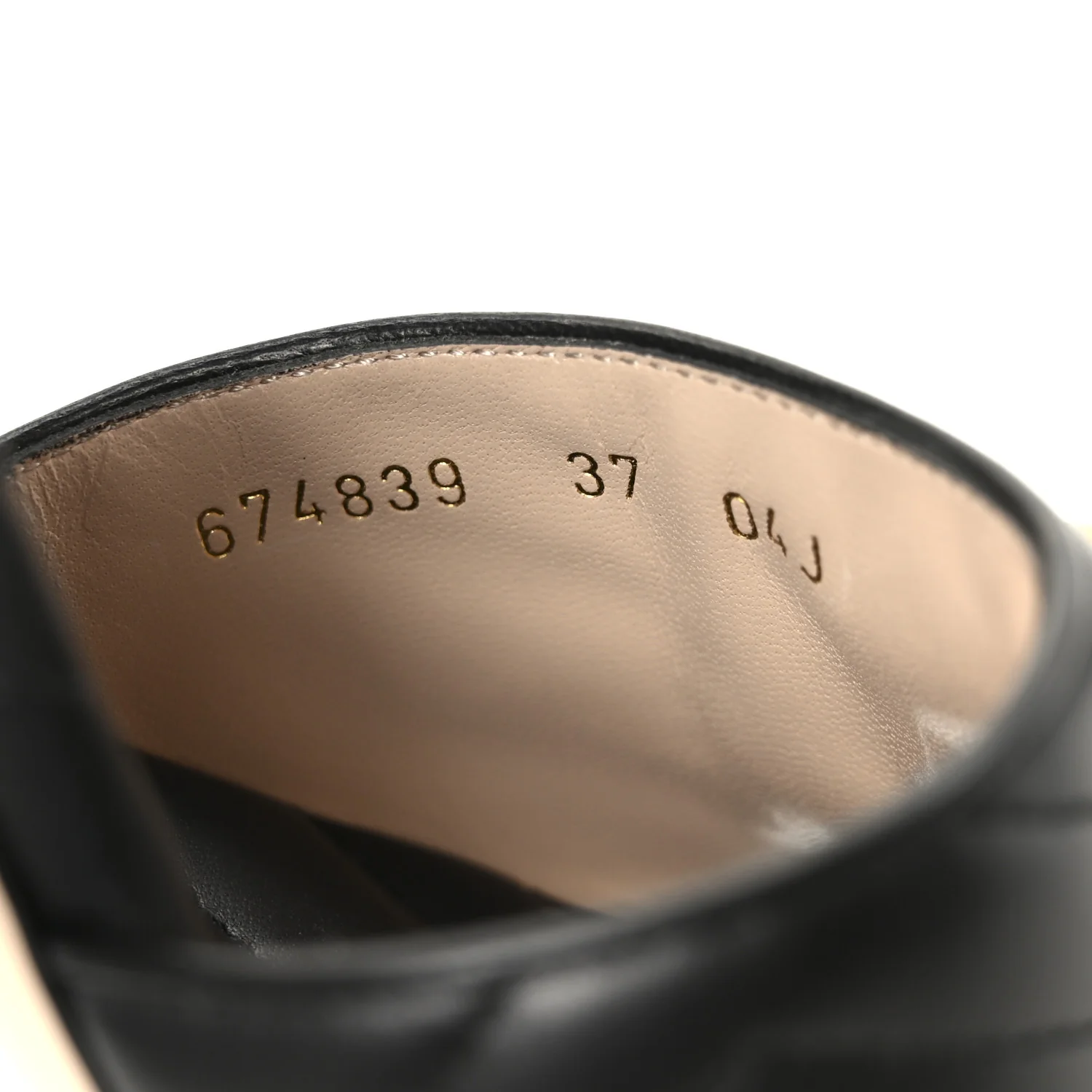 Nappa Matelasse GG Marmont 75mm Slide Sandals 37 Black - Image 9