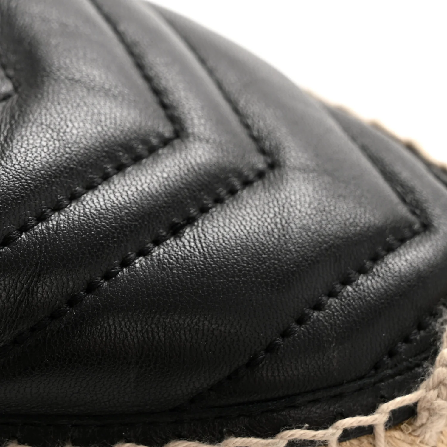 Nappa Matelasse GG Marmont Espadrille Slippers 41 Black - Image 12