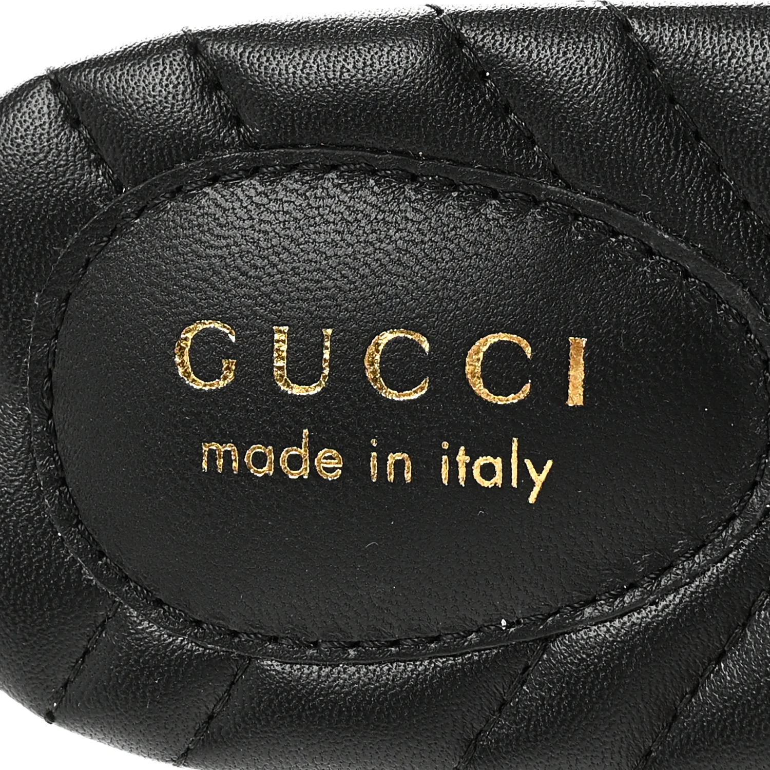 Nappa Matelasse GG Marmont Flat Slide Sandals 38.5 Black - Image 9