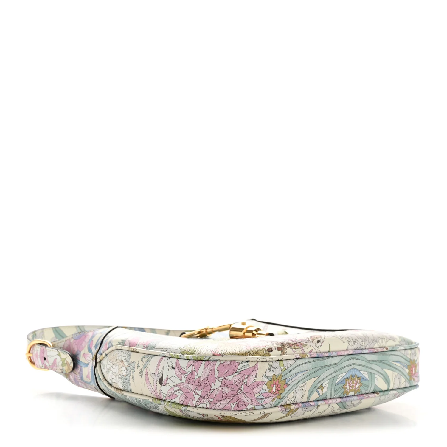 New Shangai Calfskin Tiger Savanah Small Jackie 1961 Hobo Chalky White Multicolor - Image 4