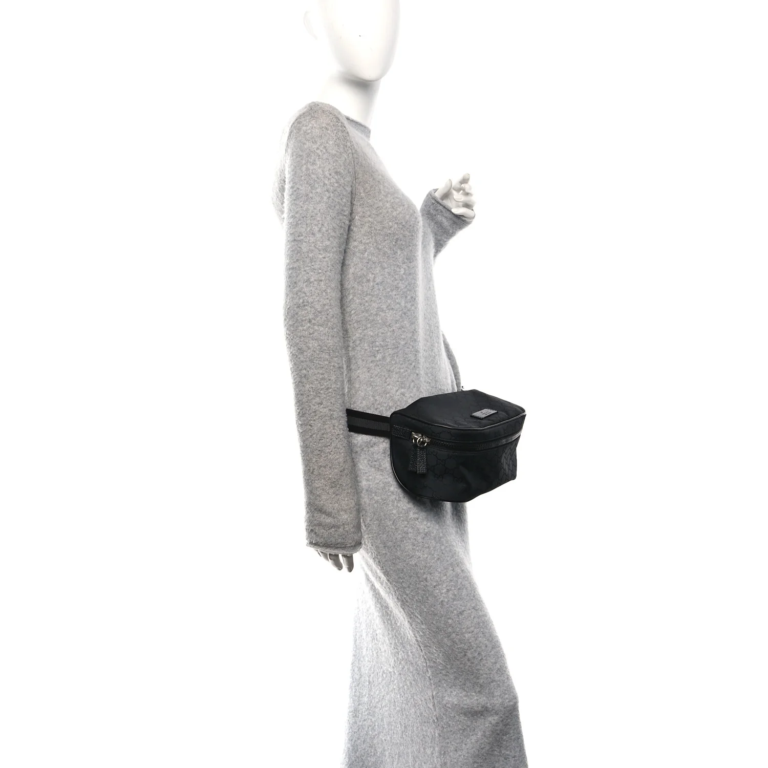 Nylon Monogram Fanny Pack Belt Bag Black - Image 2