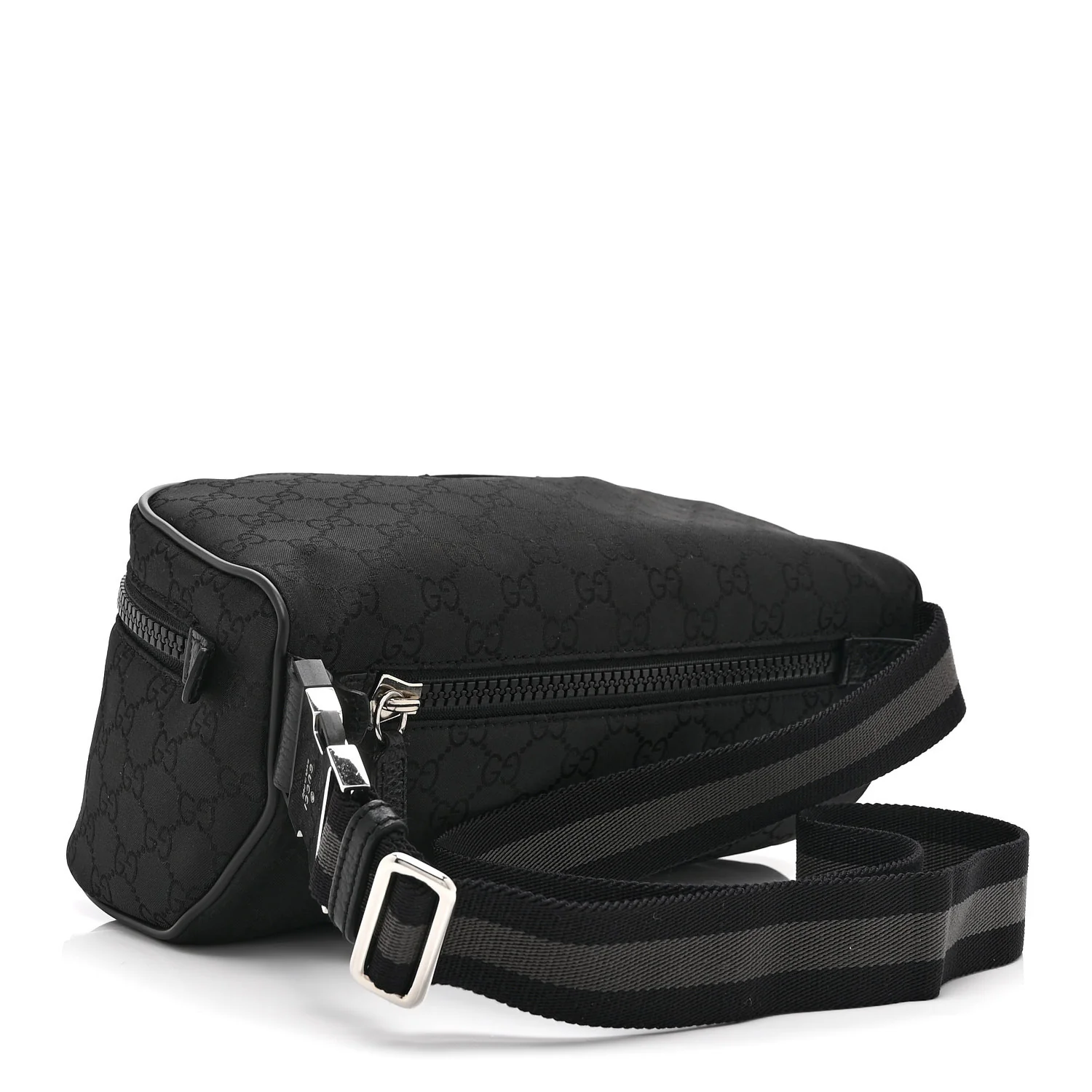 Nylon Monogram Fanny Pack Belt Bag Black - Image 3