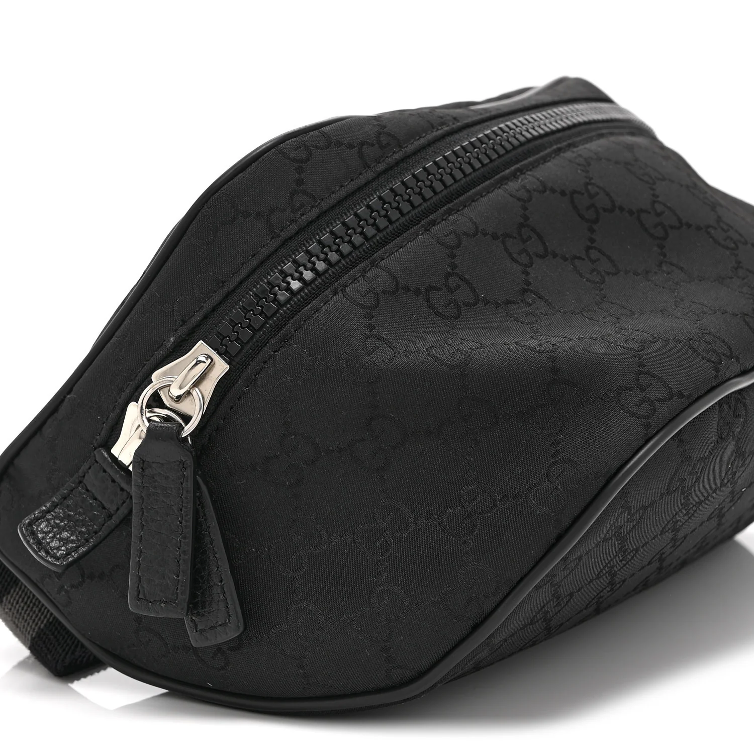 Nylon Monogram Fanny Pack Belt Bag Black - Image 9