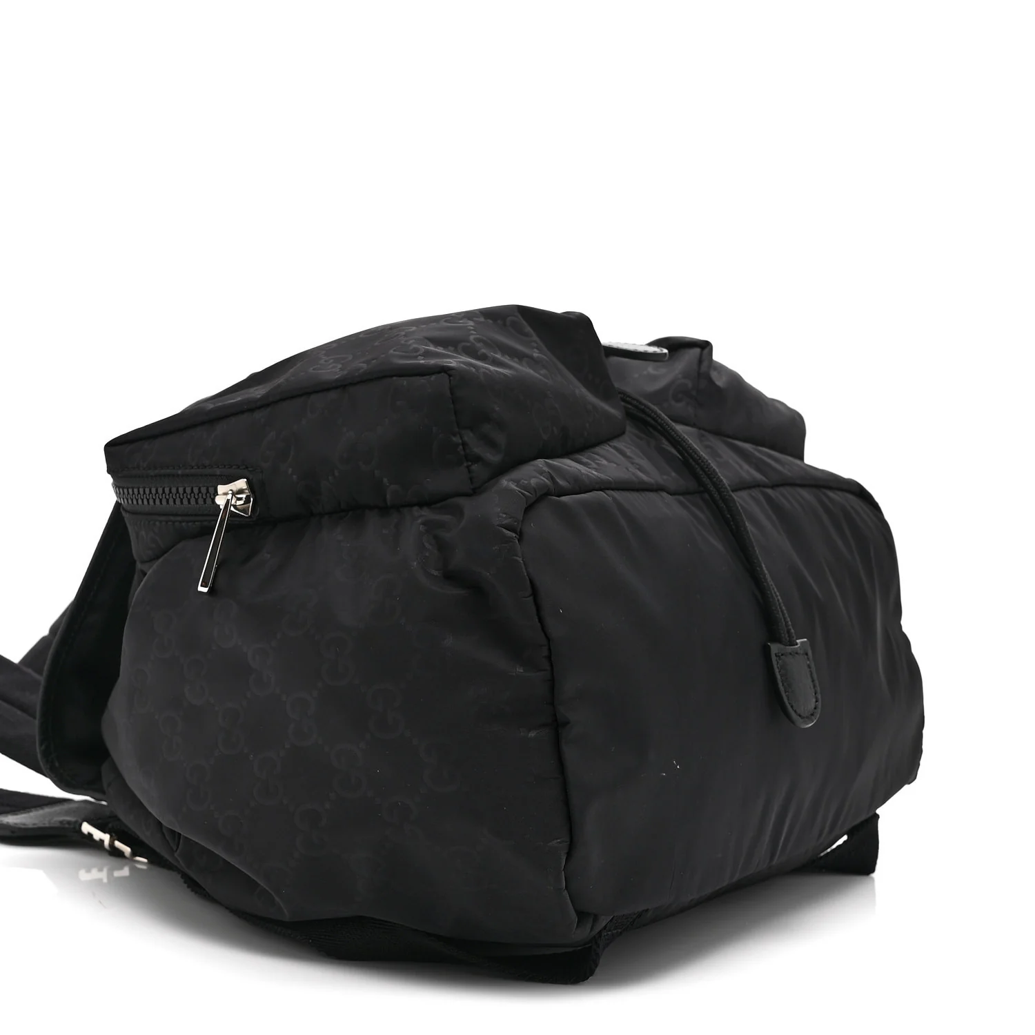 Nylon Monogram Medium Light Single Buckle Backpack Black - Image 10