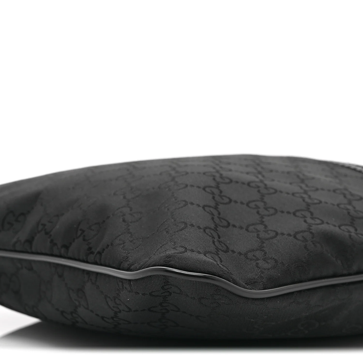Nylon Monogram Small Flat Messenger Bag Black - Image 11