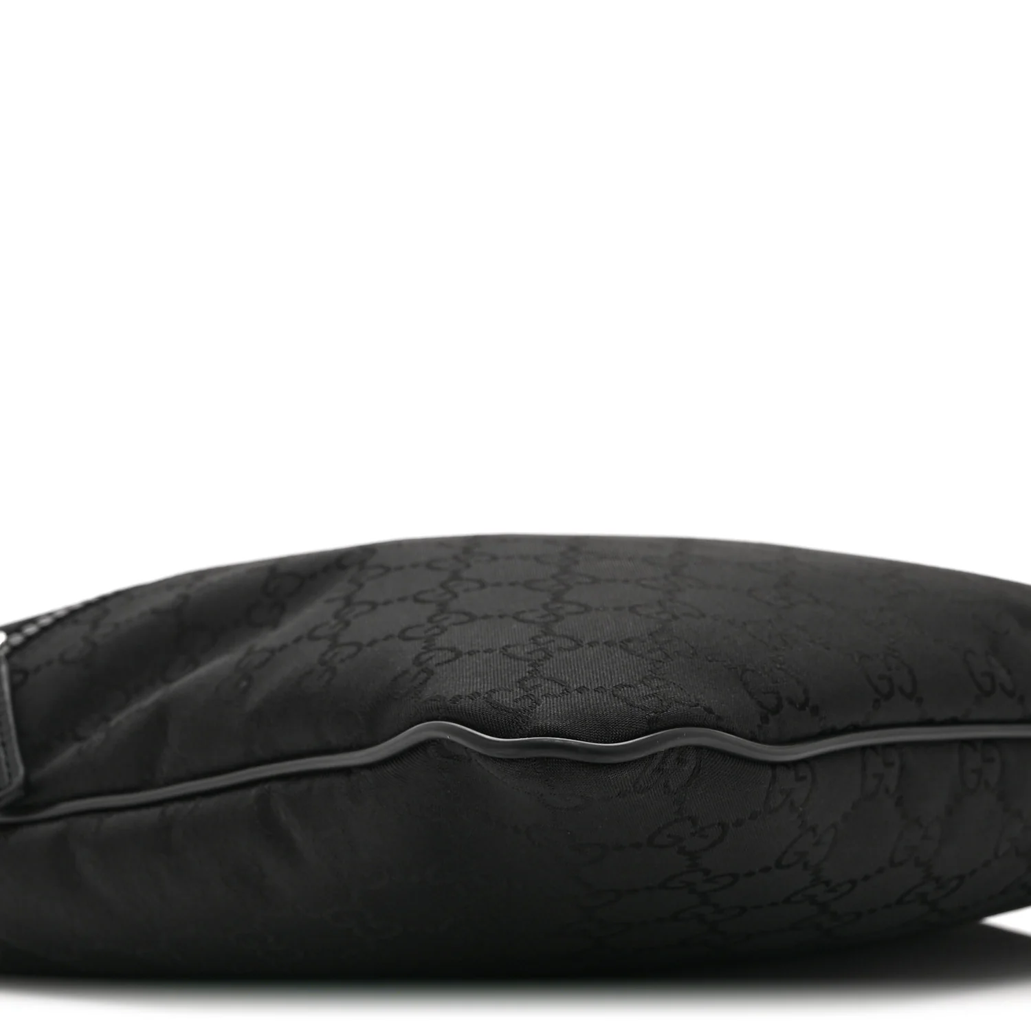 Nylon Monogram Small Flat Messenger Bag Black - Image 10