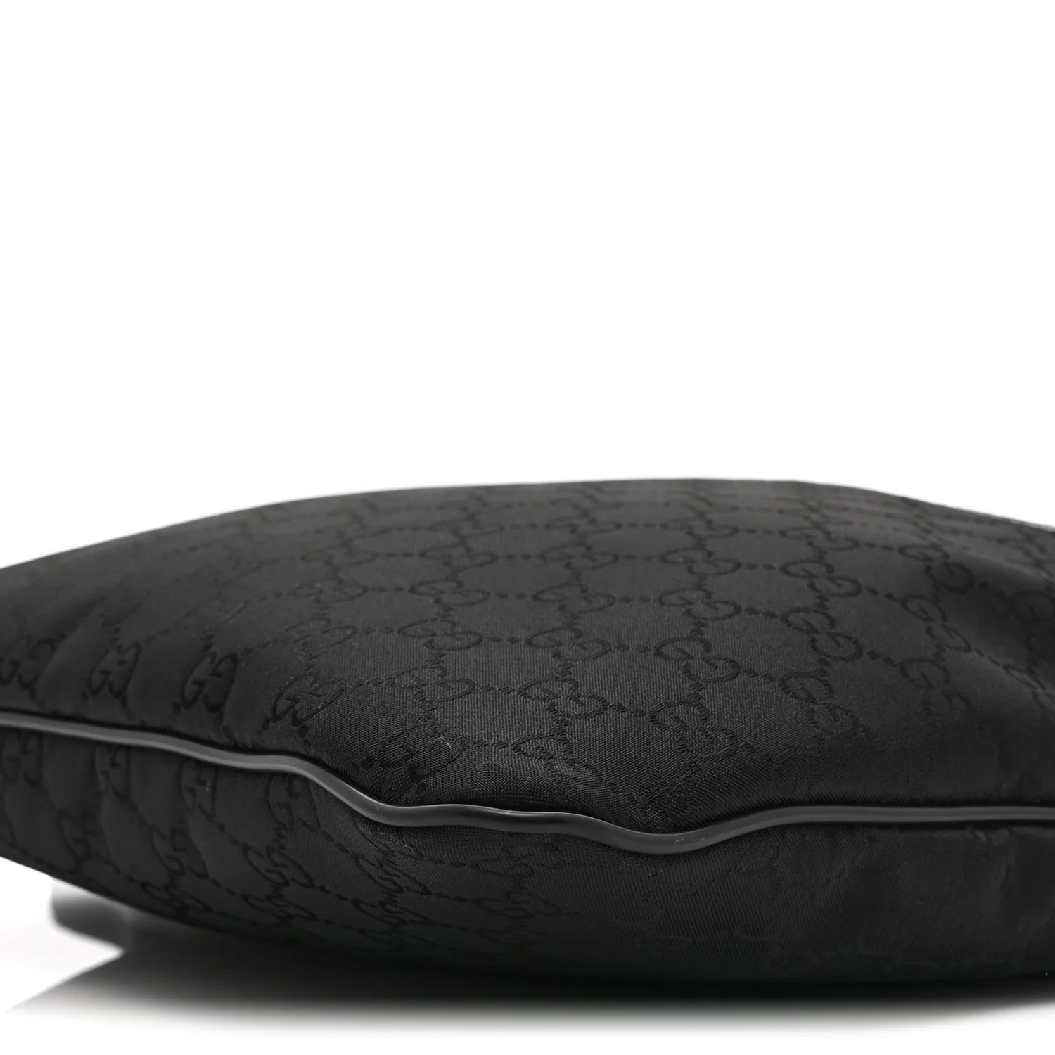 Nylon Monogram Small Flat Messenger Bag Black - Image 11