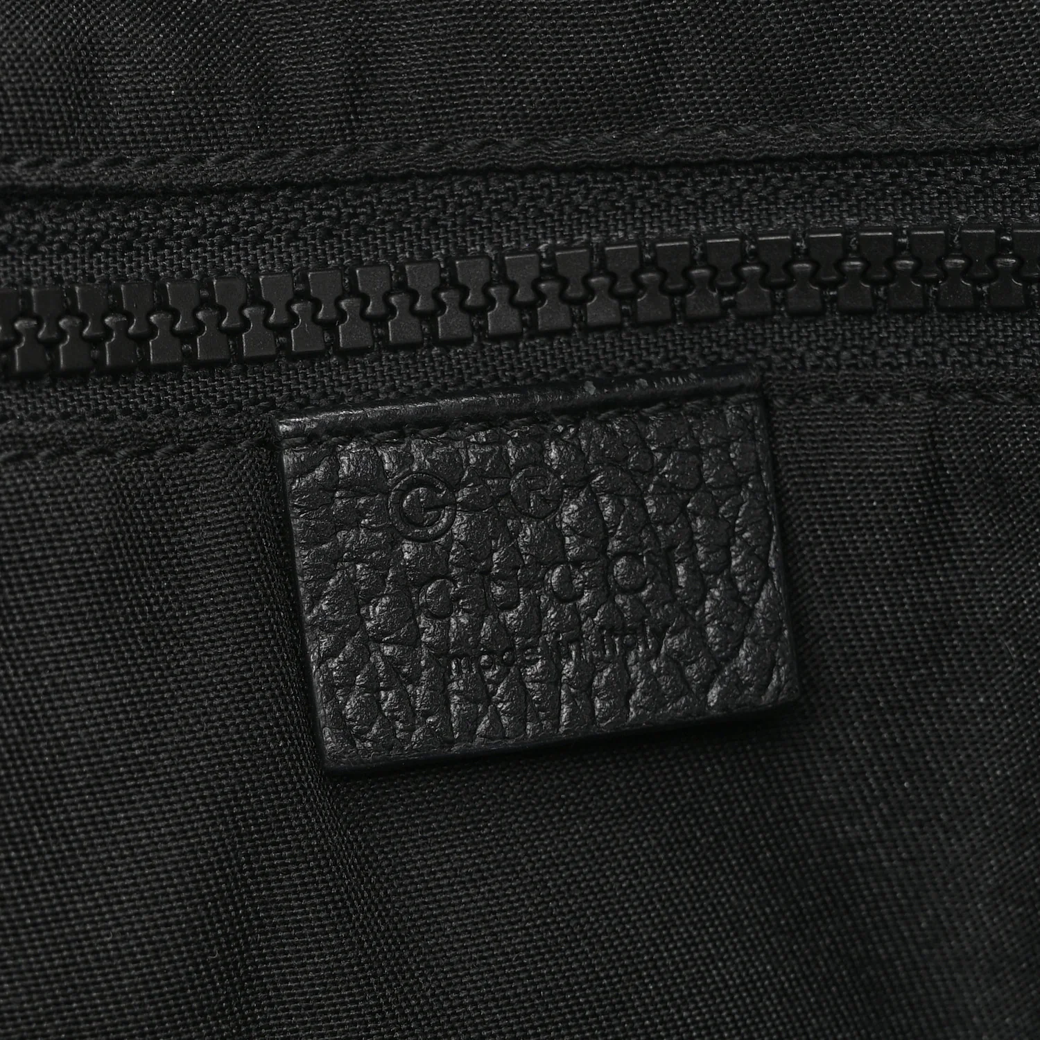 Nylon Monogram Small Flat Messenger Bag Black - Image 6