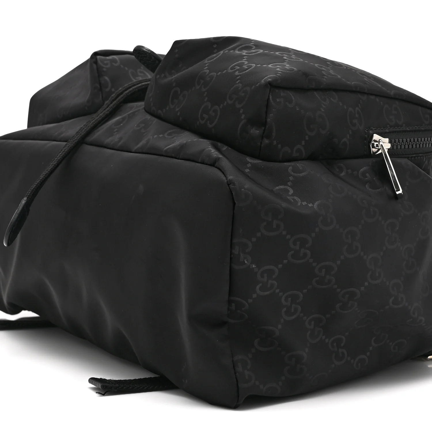 Nylon Monogram Small Single Buckle Backpack Black - Image 10