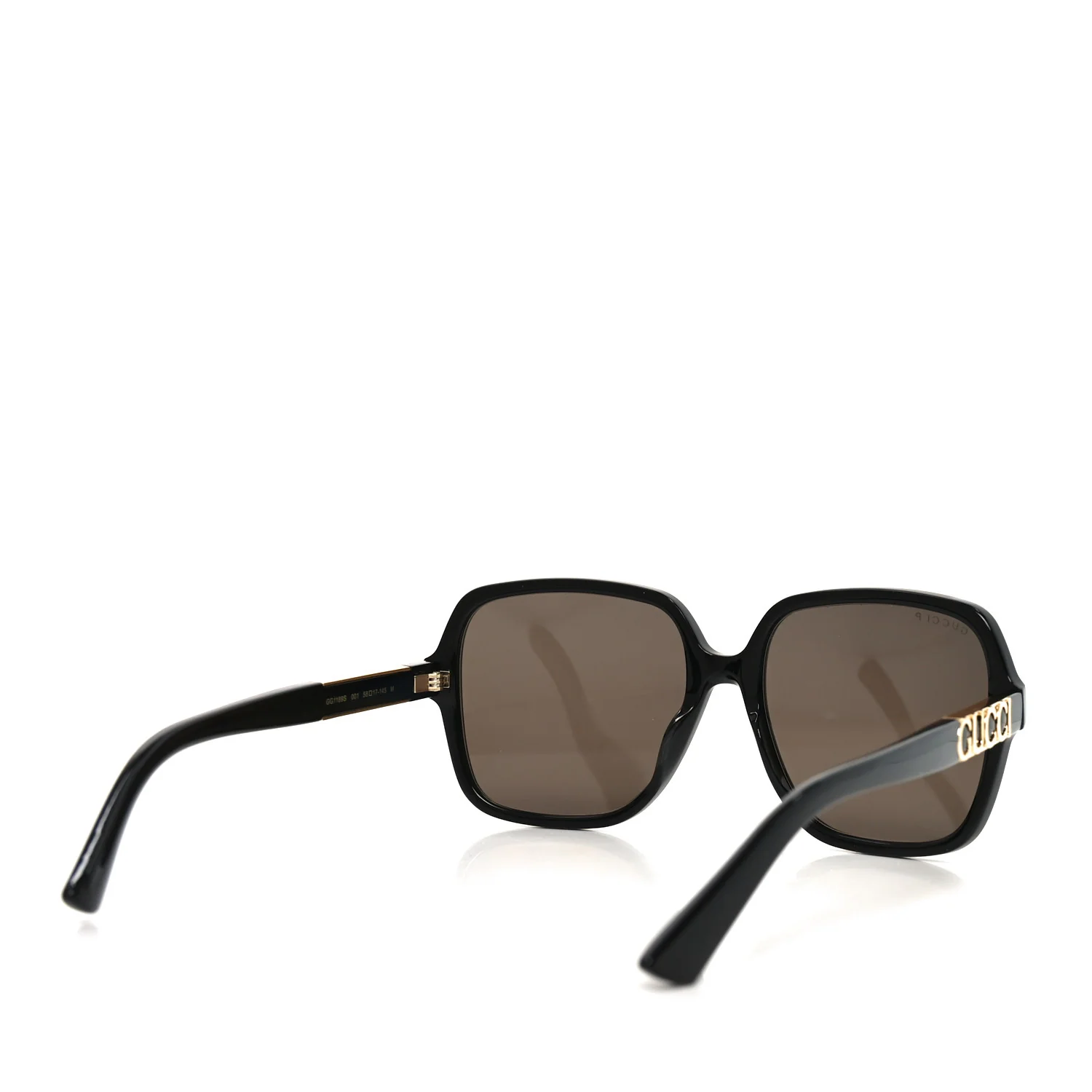 Oversized Square GG1189S Sunglasses Black - Image 4