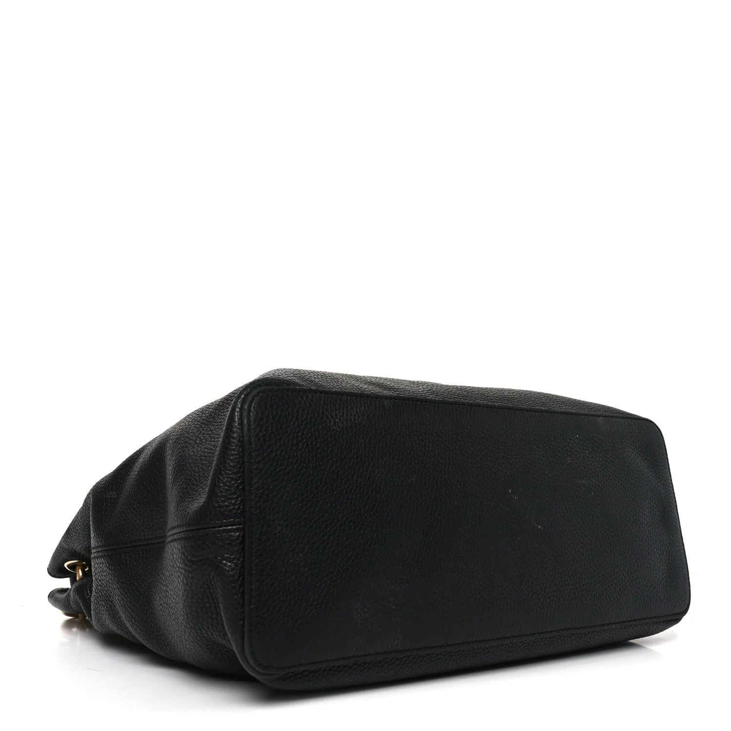 Pebbled Calfskin Large Soho Hobo Black - Image 4
