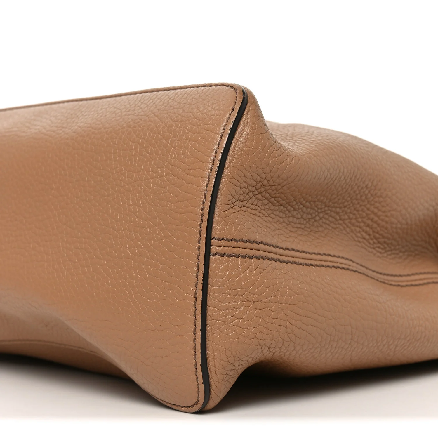Pebbled Calfskin Large Soho Hobo Camelia - Image 9
