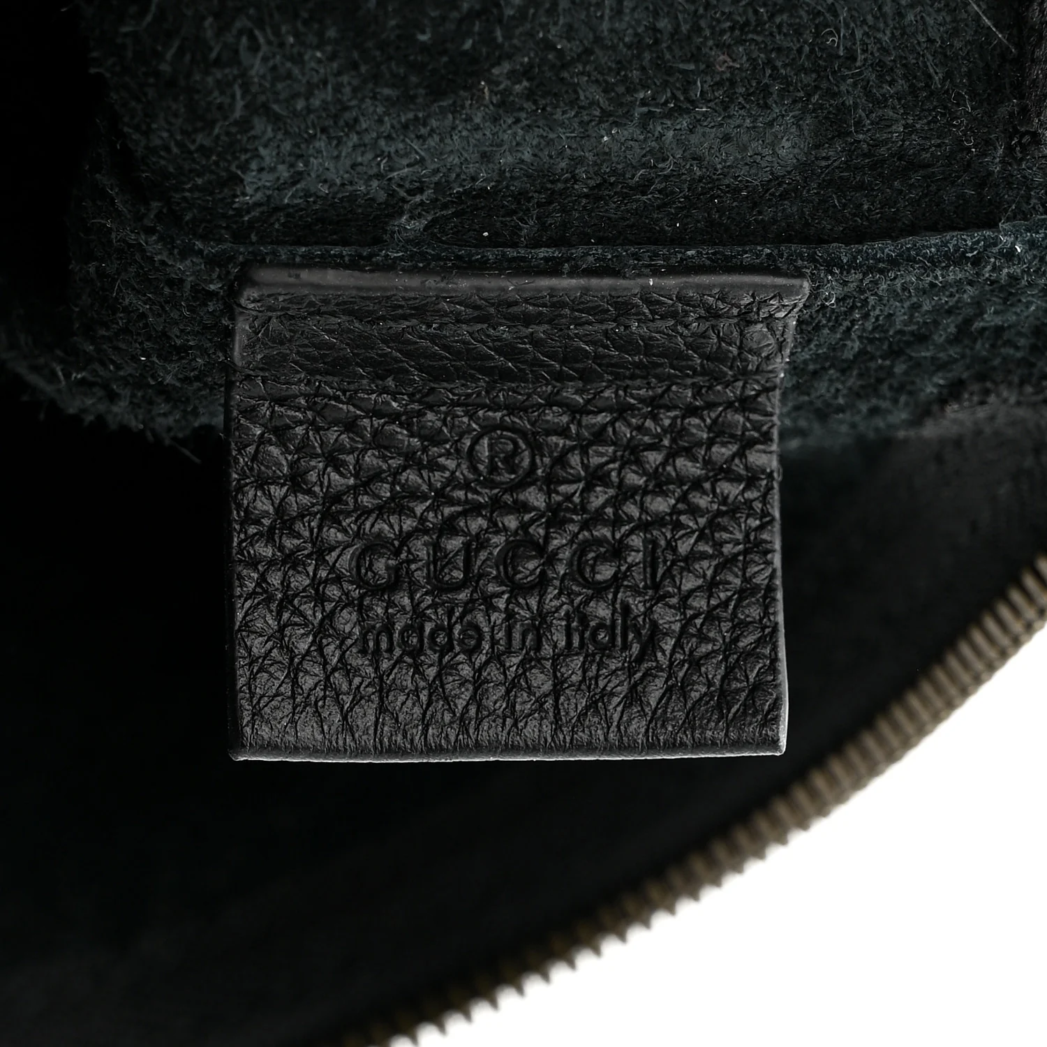 Pebbled Calfskin Medium Logo Portfolio Clutch Black - Image 6