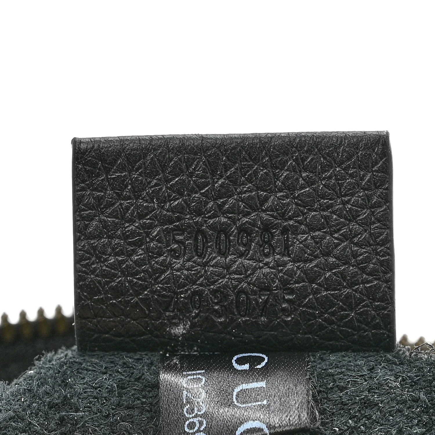 Pebbled Calfskin Medium Logo Portfolio Clutch Black - Image 7