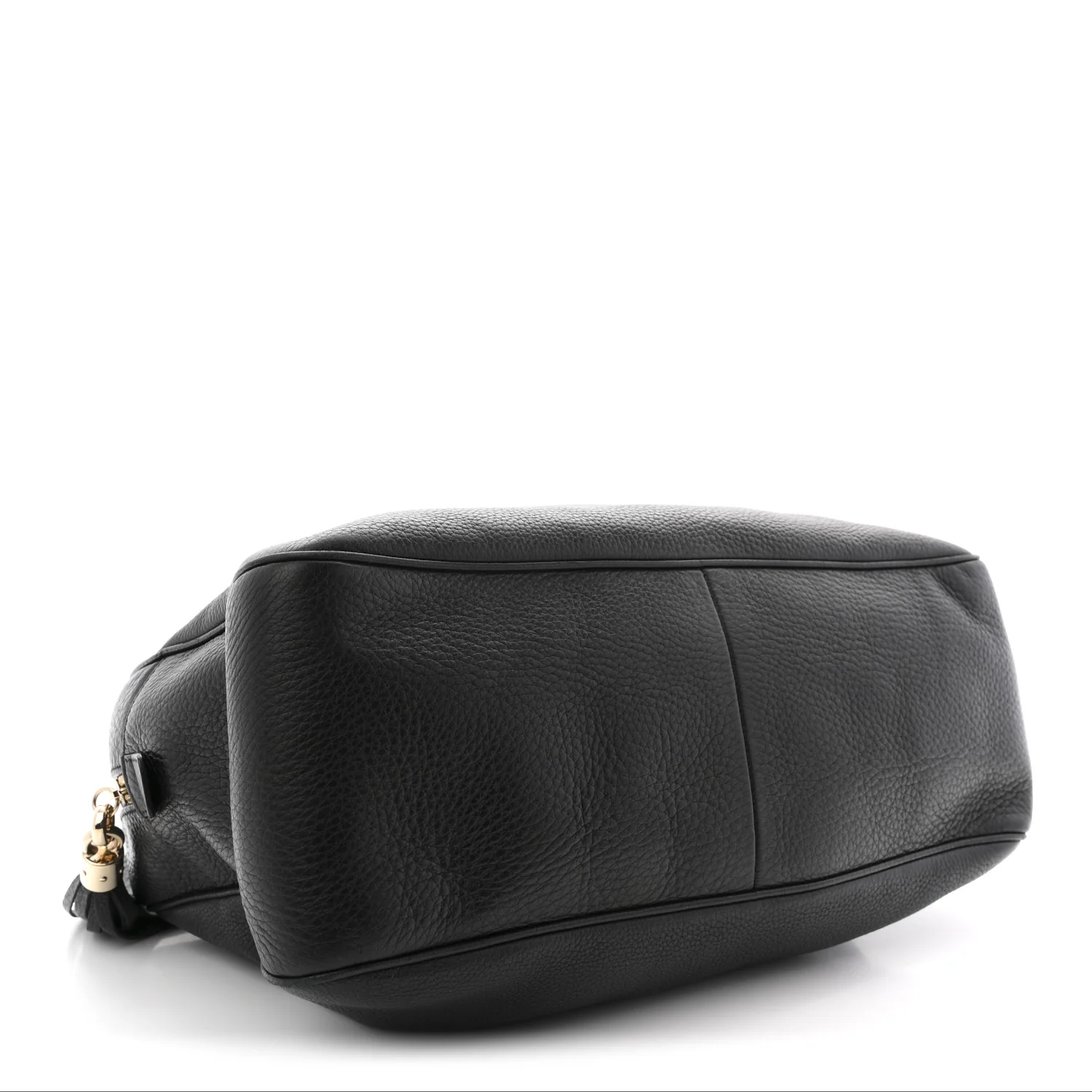Pebbled Calfskin Medium Soho Bowler Black - Image 4