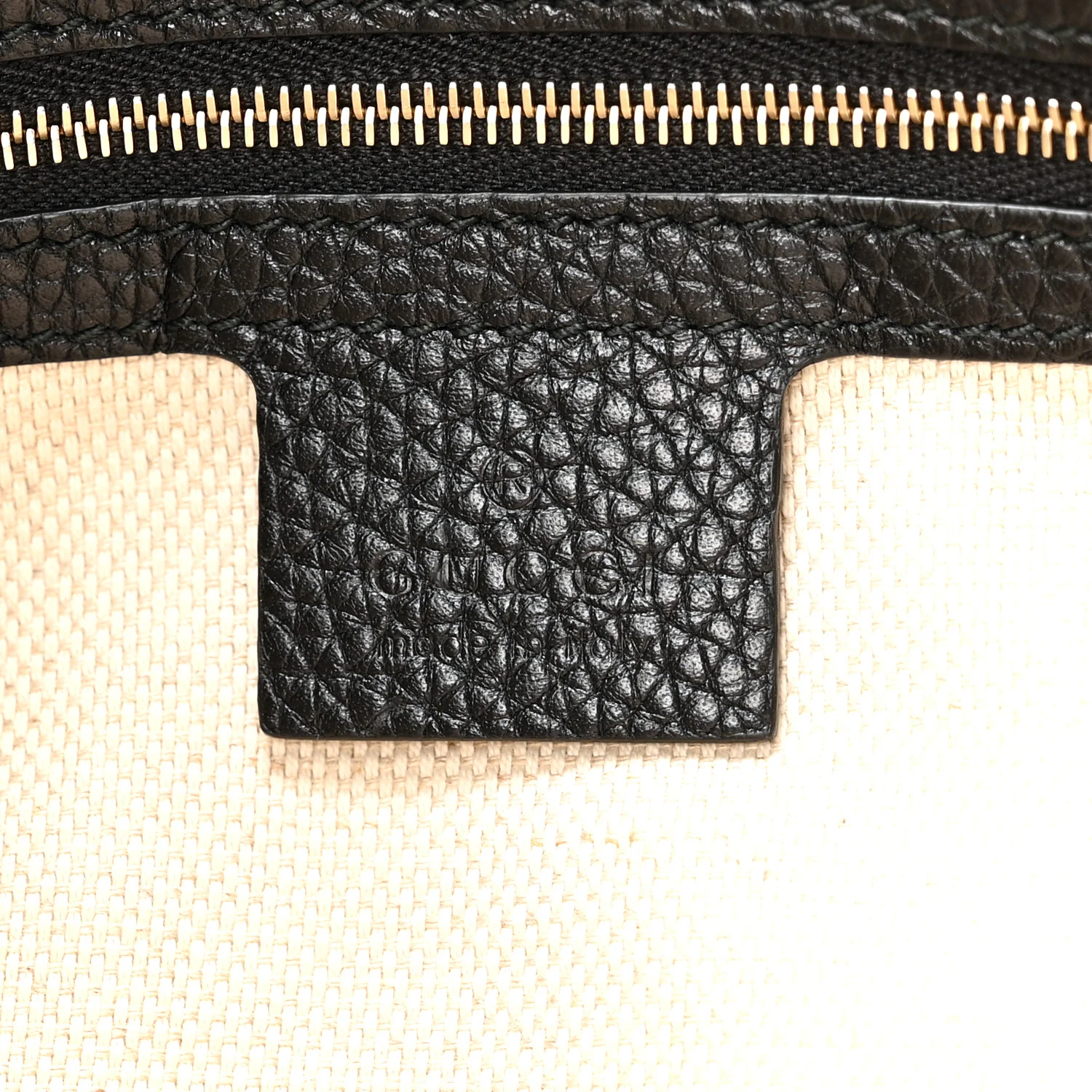 Pebbled Calfskin Medium Soho Chain Shoulder Bag Black - Image 6