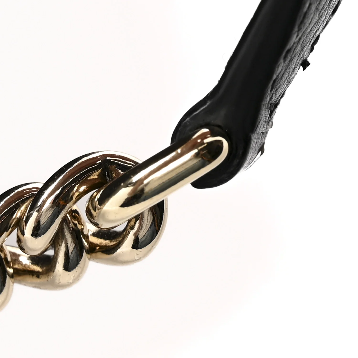 Pebbled Calfskin Medium Soho Chain Shoulder Bag Black - Image 13