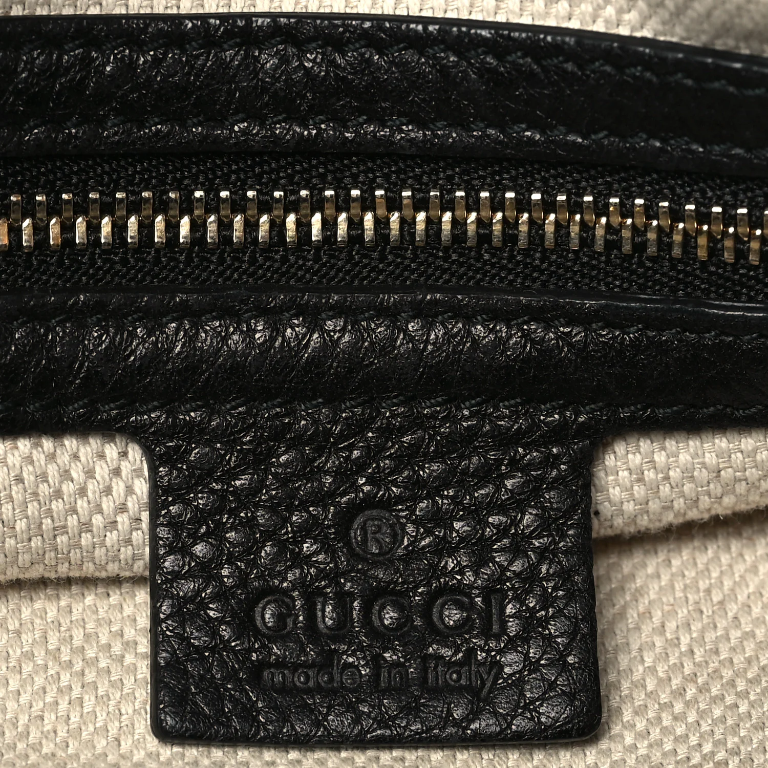 Pebbled Calfskin Medium Soho Chain Shoulder Bag Black - Image 6