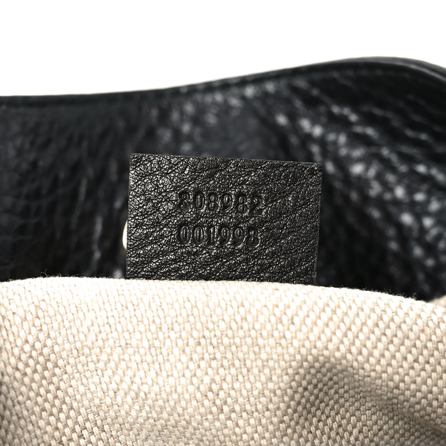 Pebbled Calfskin Medium Soho Chain Shoulder Bag Black - Image 6