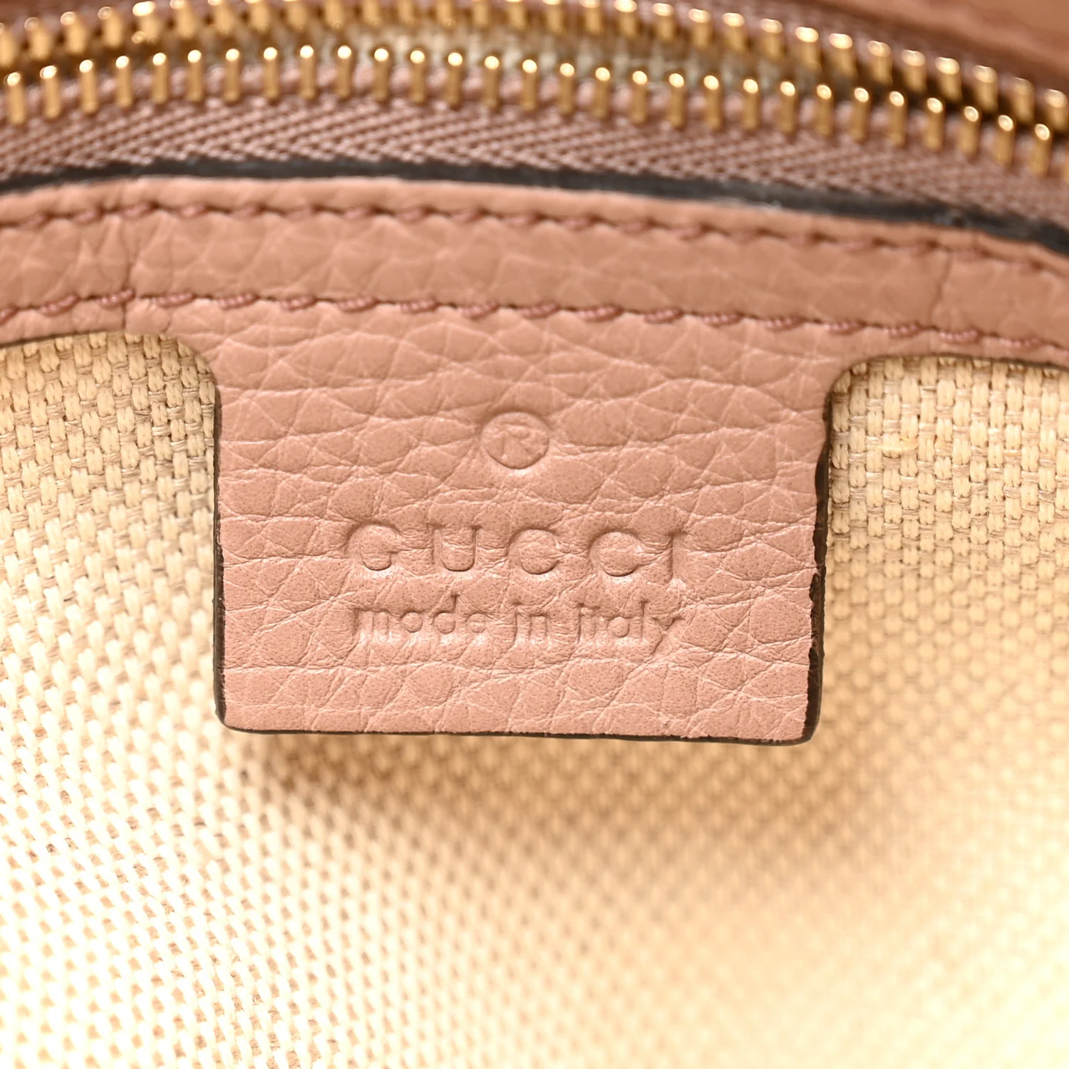 Pebbled Calfskin Medium Soho Chain Shoulder Bag Camelia - Image 10