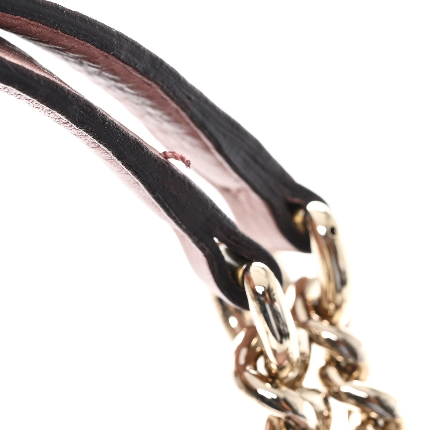 Pebbled Calfskin Medium Soho Chain Shoulder Bag Dark Cipria - Image 11