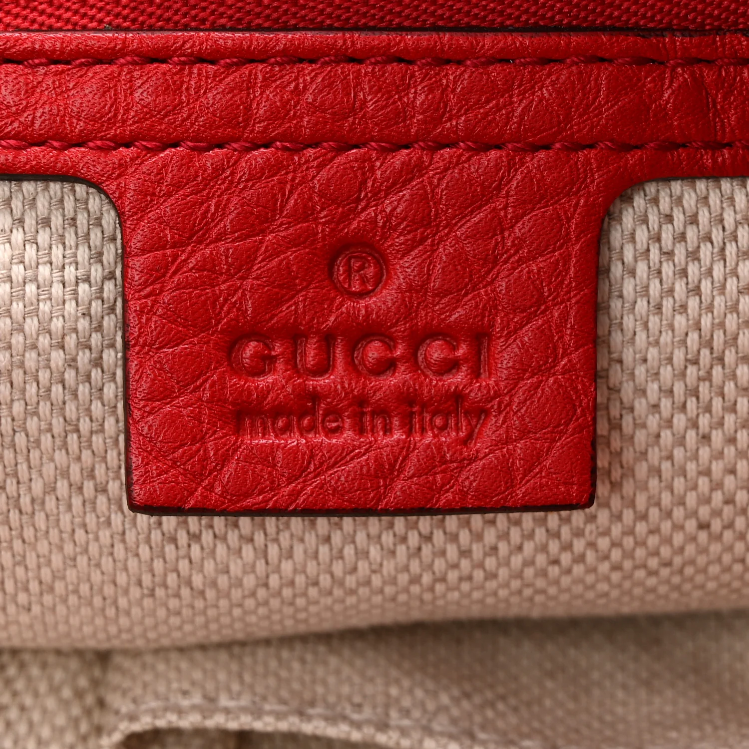 Pebbled Calfskin Medium Soho Chain Shoulder Bag Tabasco Red - Image 6