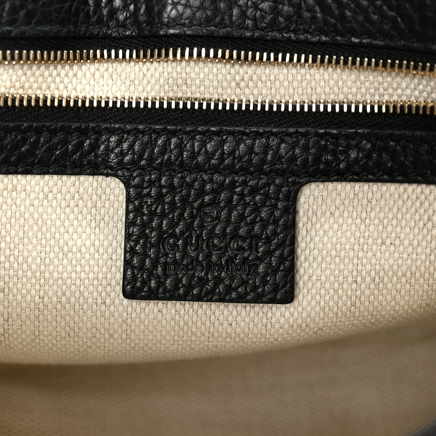 Pebbled Calfskin Medium Soho Flap Crossbody Black - Image 6