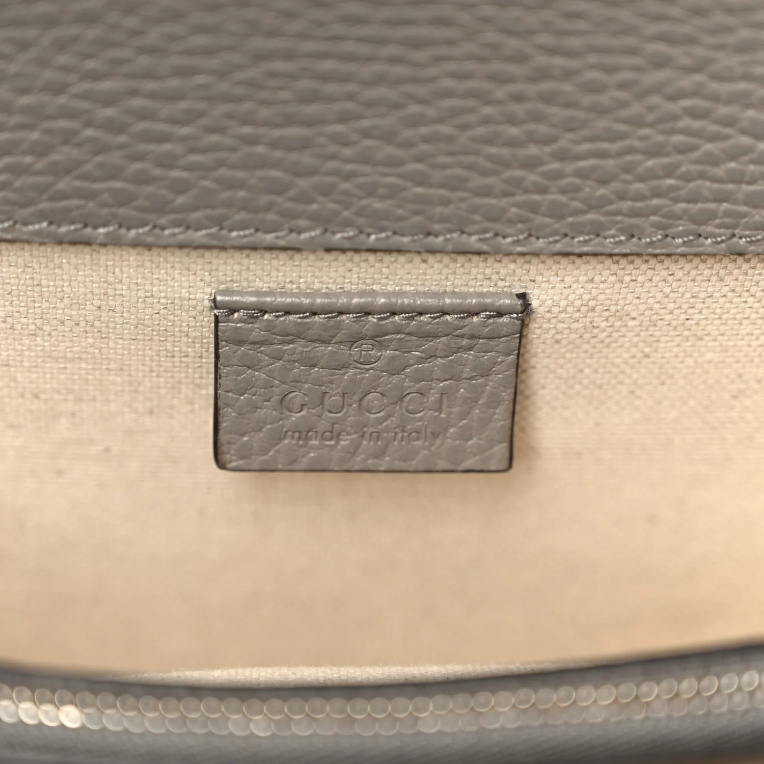 Pebbled Calfskin Small Dionysus Shoulder Bag Dusty Grey - Image 7