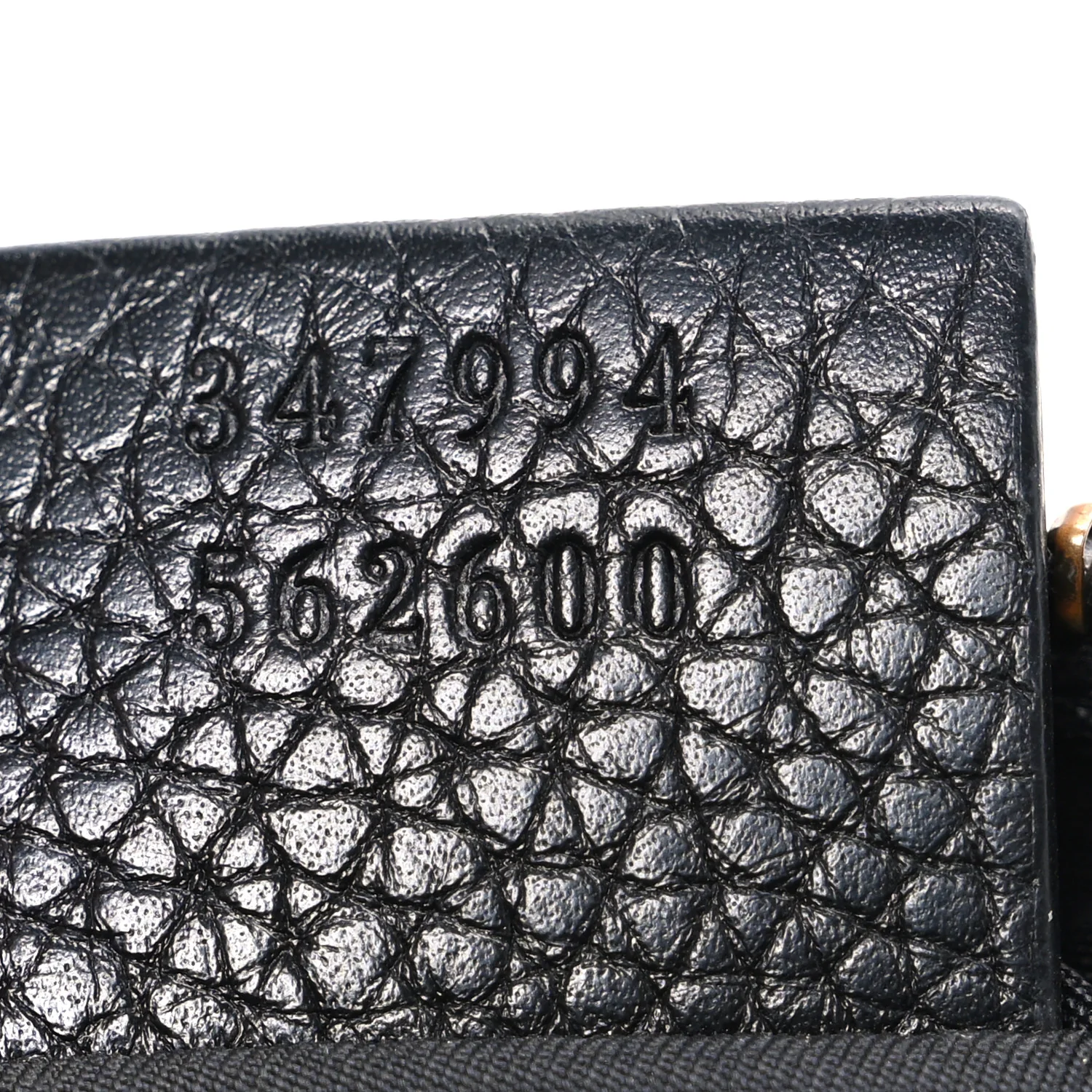 Pebbled Calfskin Small Soho Disco Bag Black - Image 7