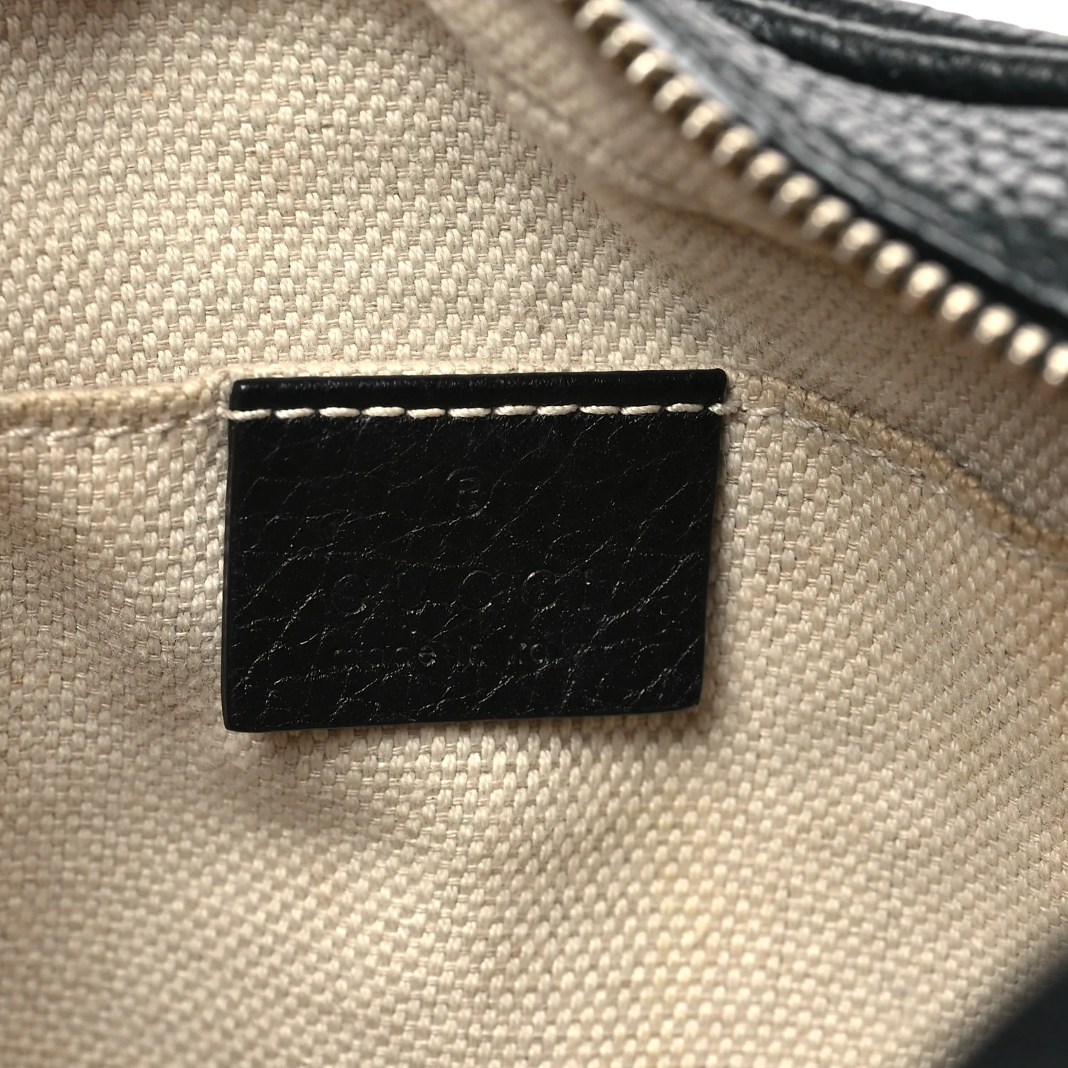 Pebbled Calfskin Small Soho Disco Bag Black - Image 6