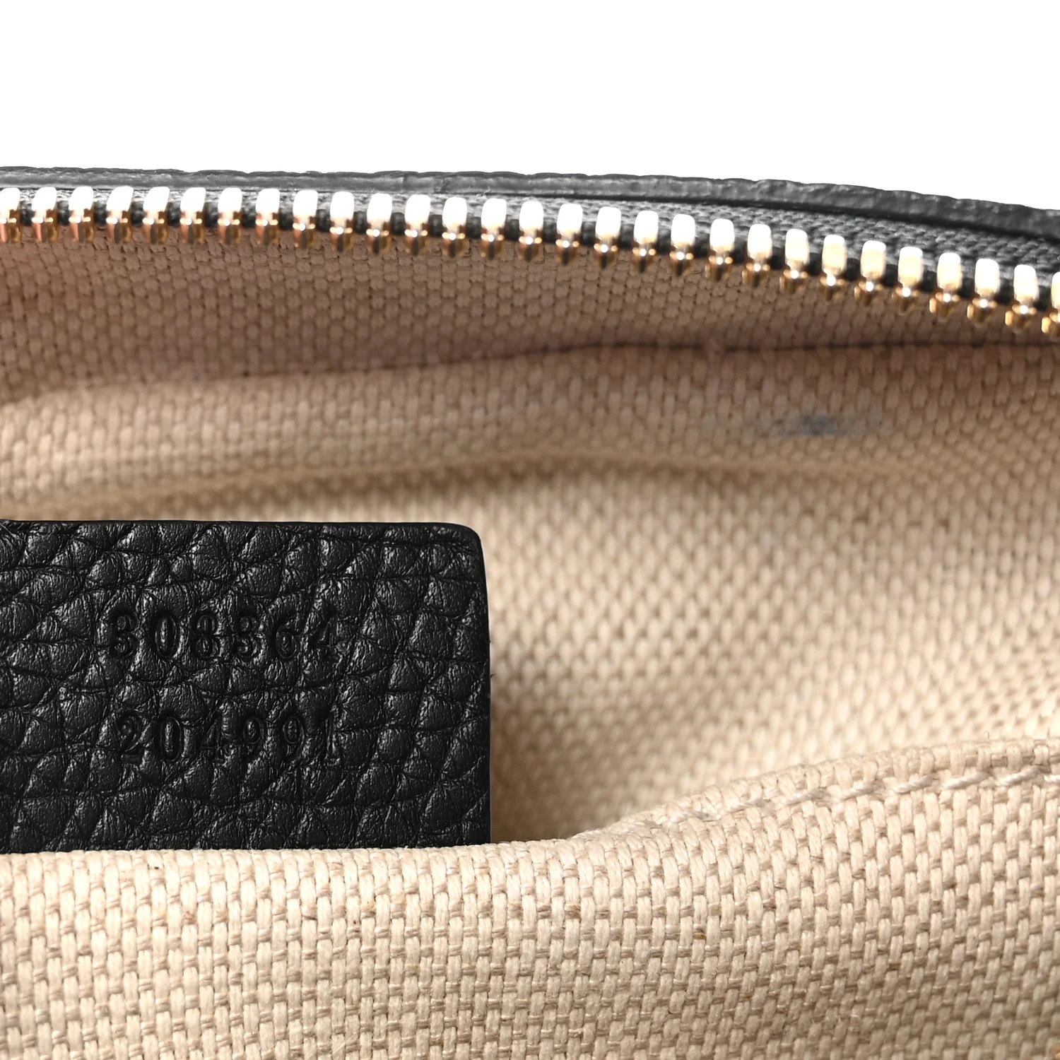 Pebbled Calfskin Small Soho Disco Bag Black - Image 7