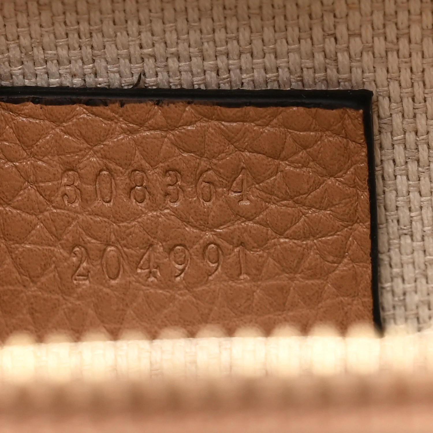 Pebbled Calfskin Small Soho Disco Bag Camelia - Image 7