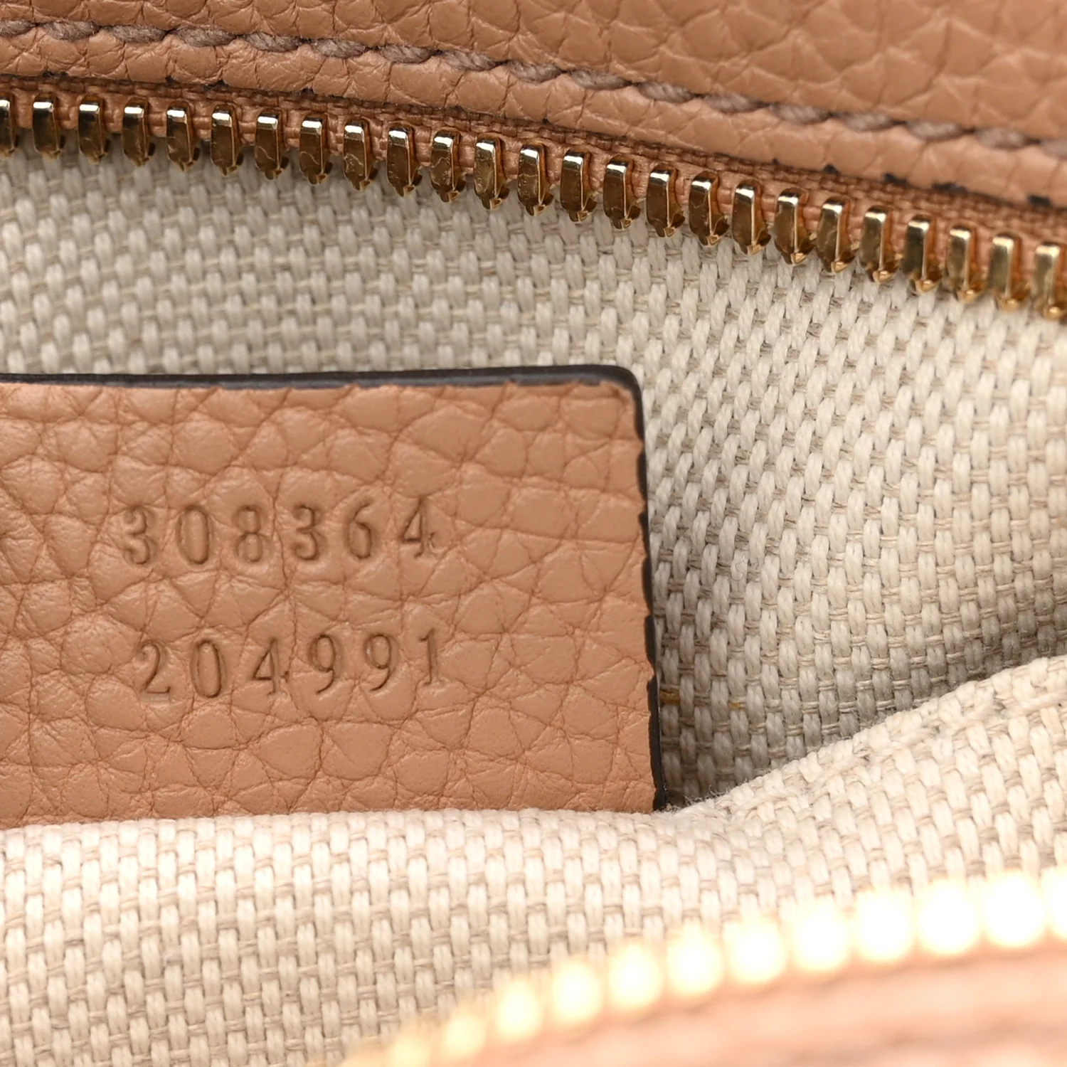 Pebbled Calfskin Small Soho Disco Bag Camelia - Image 7