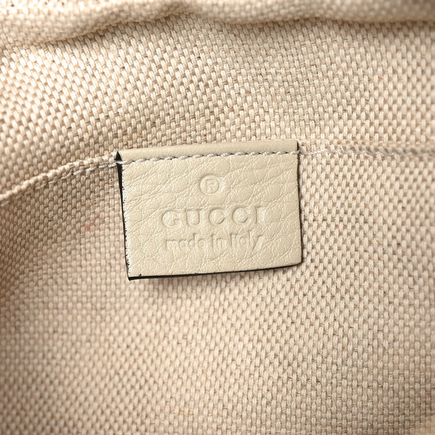 Pebbled Calfskin Small Soho Disco Bag Off White - Image 5