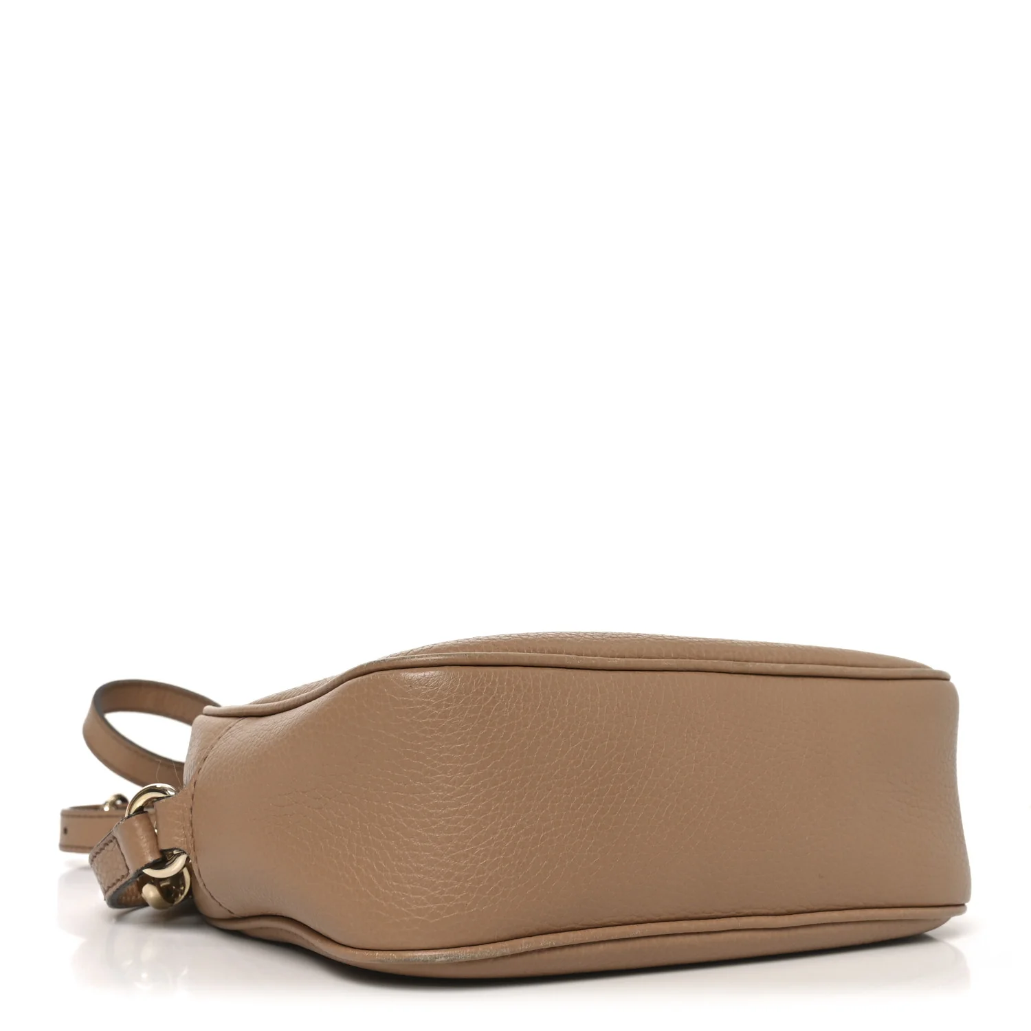 Pebbled Calfskin Small Soho Disco Bag Rose Beige - Image 4