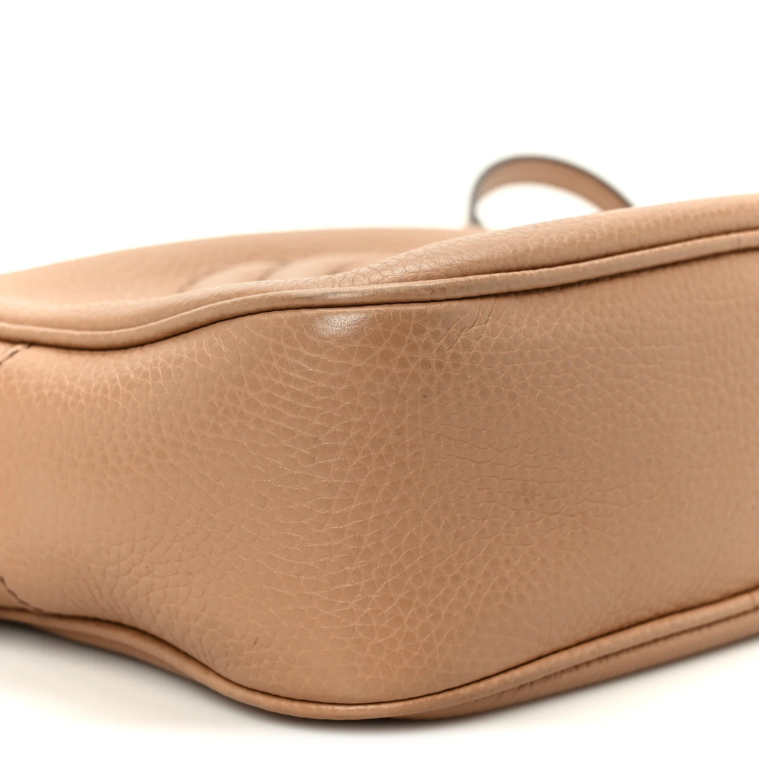 Pebbled Calfskin Small Soho Disco Bag Rose Beige - Image 10